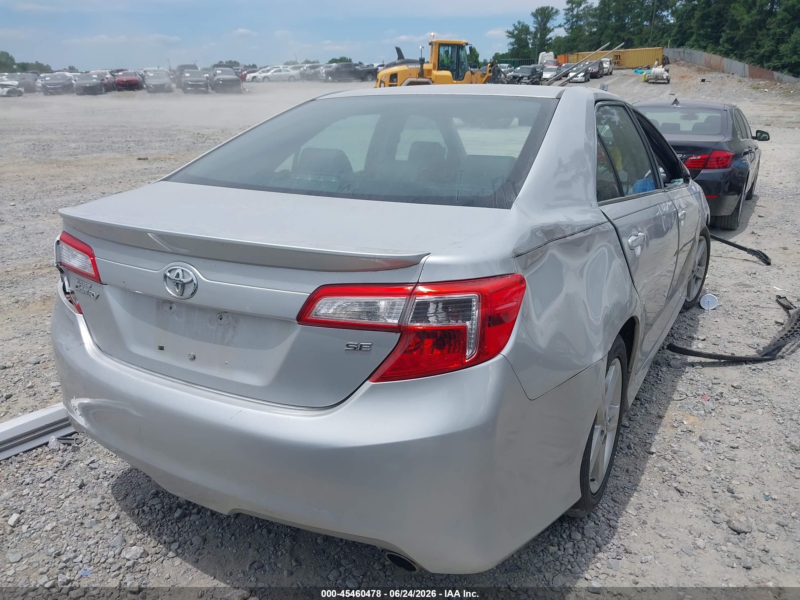 2012 Toyota Camry Se Silver vin: 4T1BF1FK7CU616406