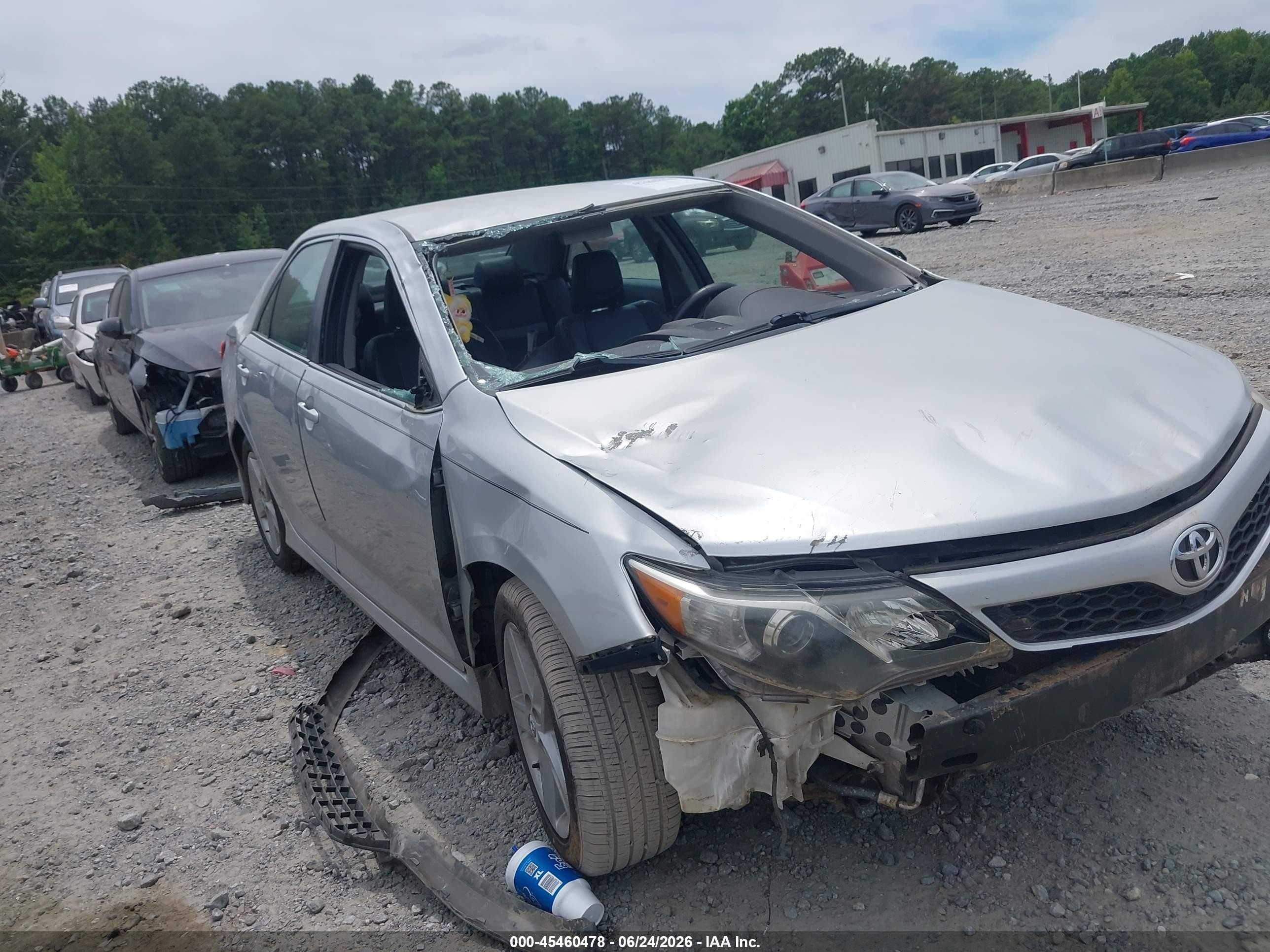 2012 Toyota Camry Se Silver vin: 4T1BF1FK7CU616406