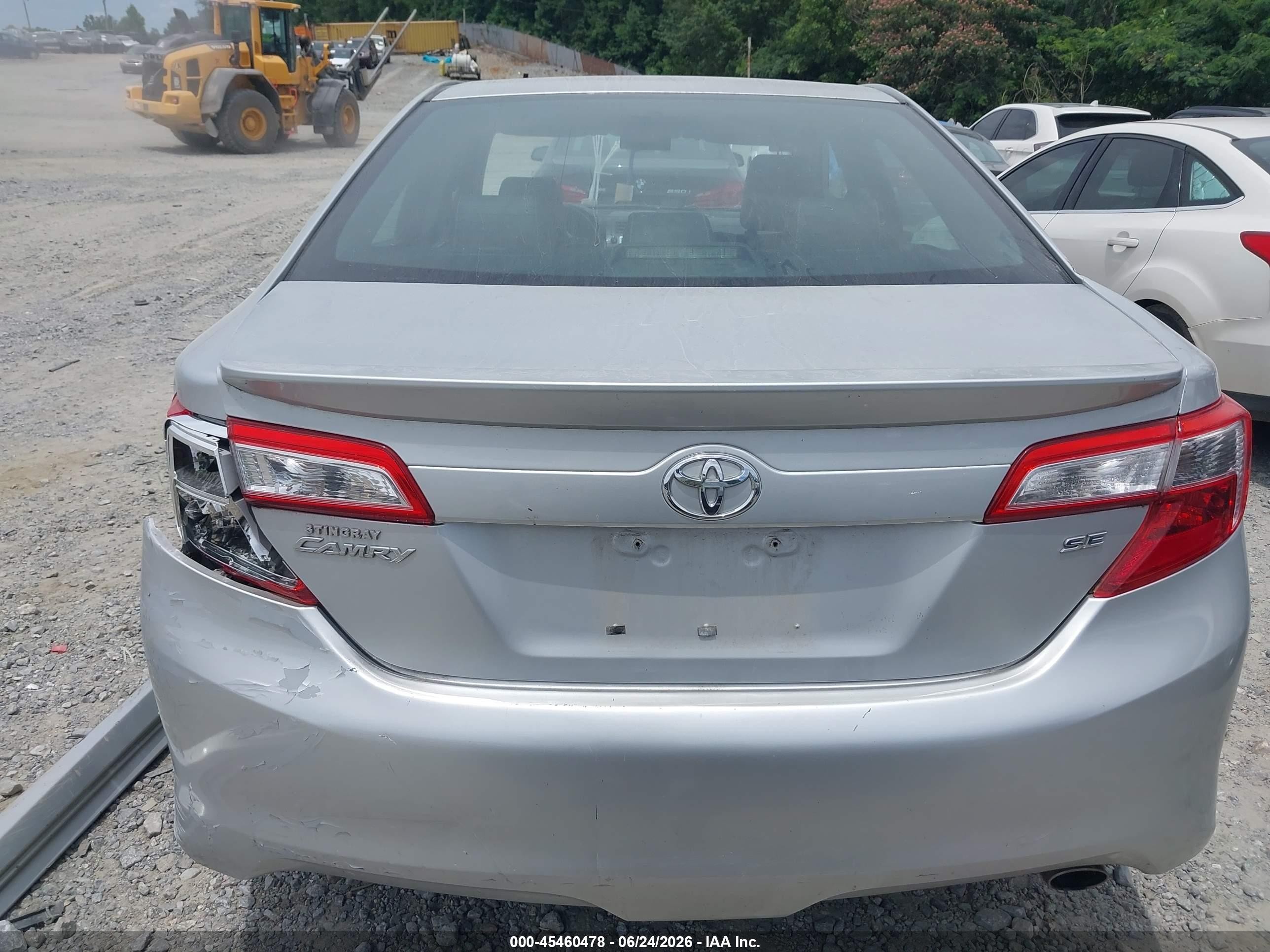 2012 Toyota Camry Se Silver vin: 4T1BF1FK7CU616406