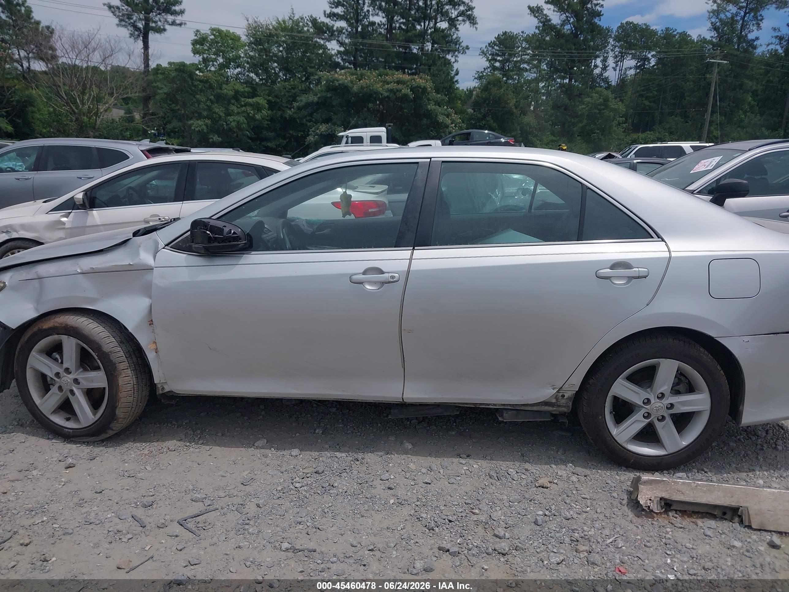 2012 Toyota Camry Se Silver vin: 4T1BF1FK7CU616406