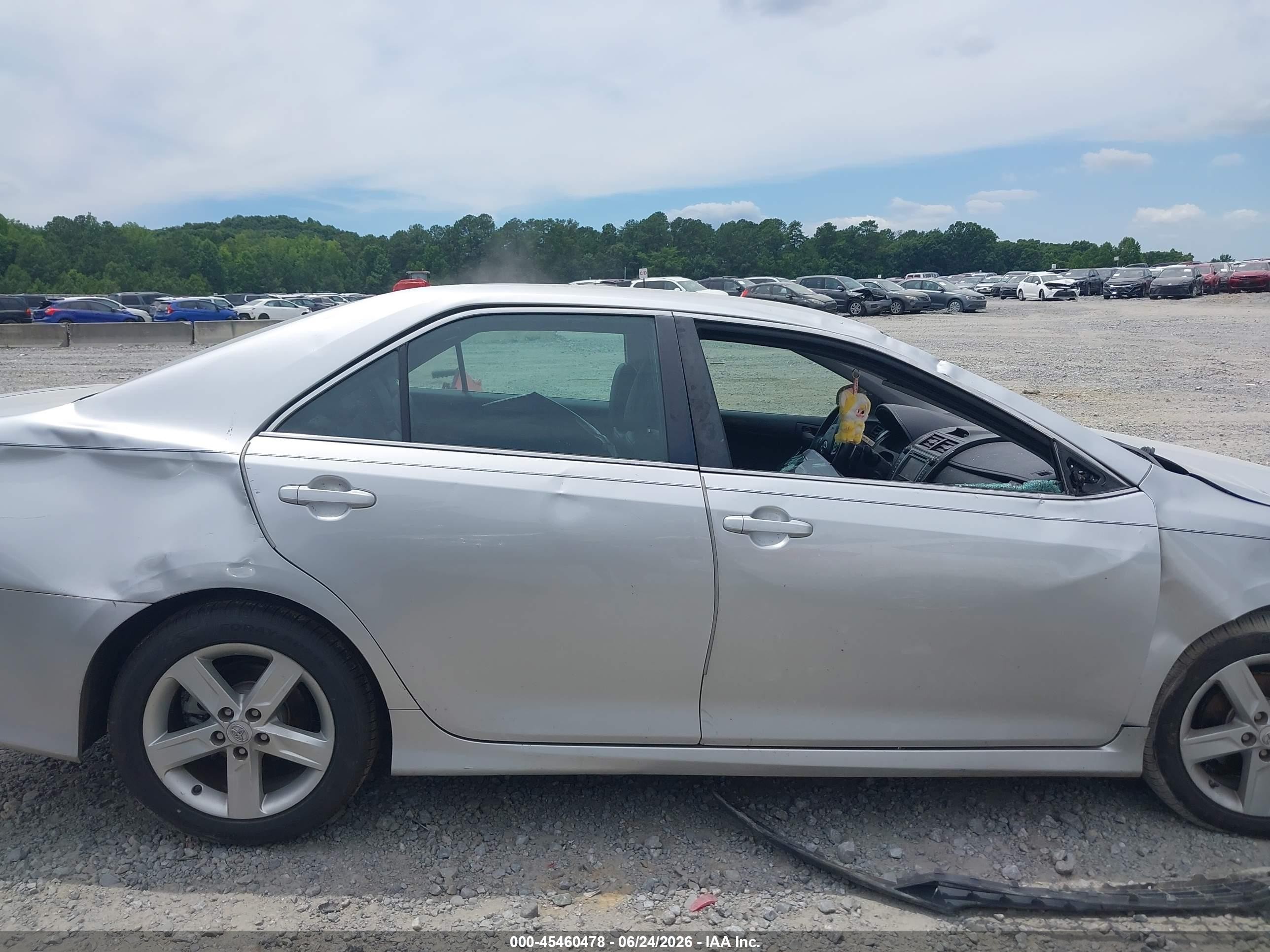 2012 Toyota Camry Se Silver vin: 4T1BF1FK7CU616406