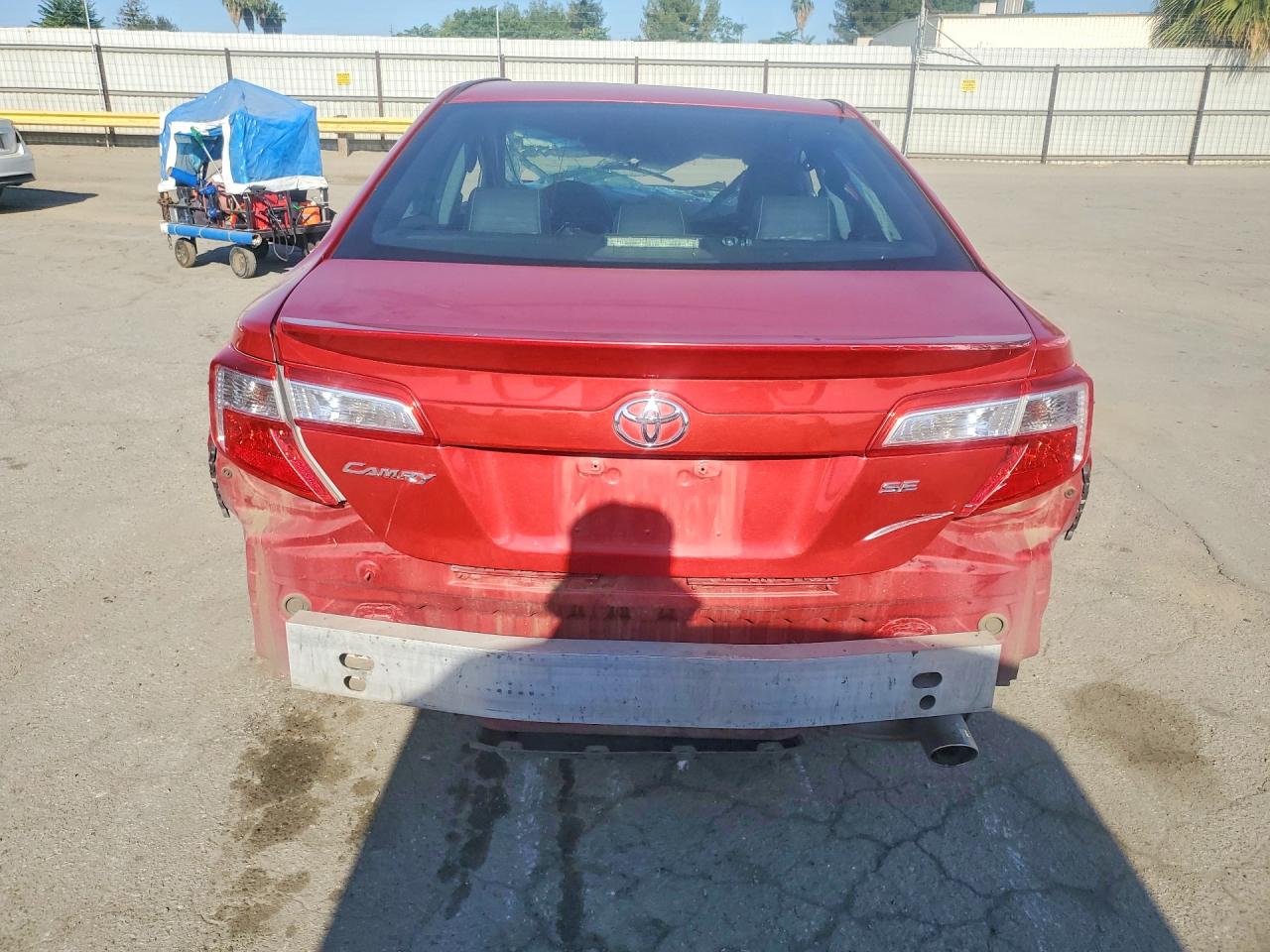 2012 Toyota Camry Se Красный vin: 4T1BF1FK7CU619032