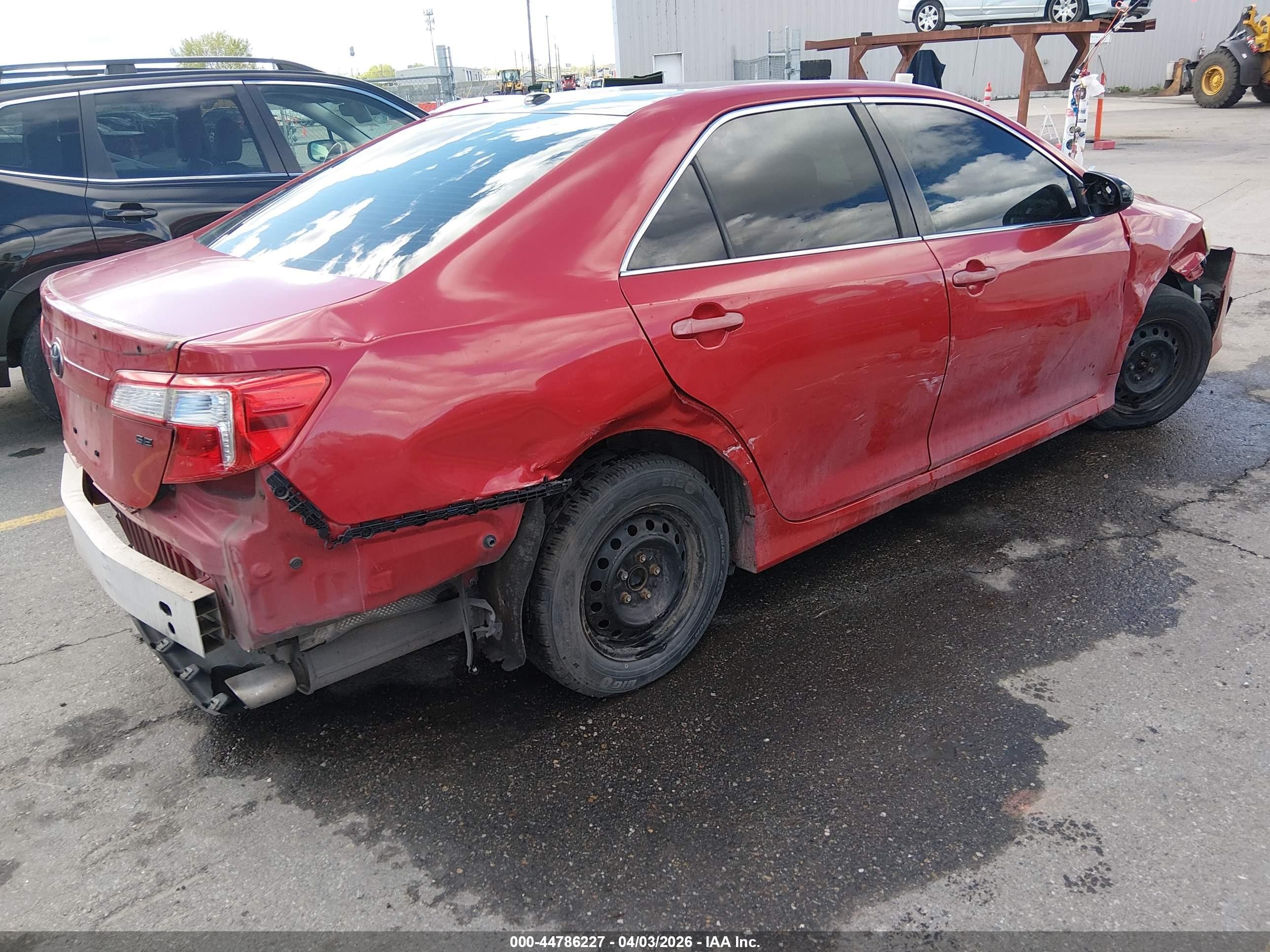 2012 Toyota Camry Se Limited Edition Красный vin: 4T1BF1FK7CU622500