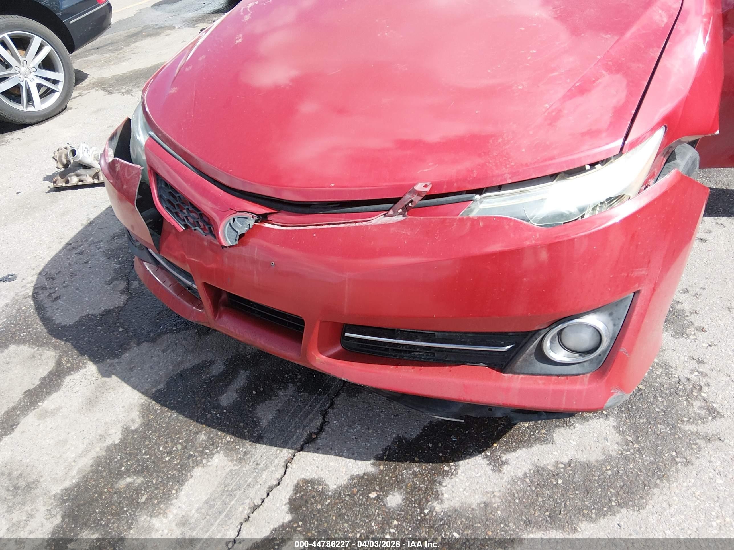 2012 Toyota Camry Se Limited Edition Красный vin: 4T1BF1FK7CU622500