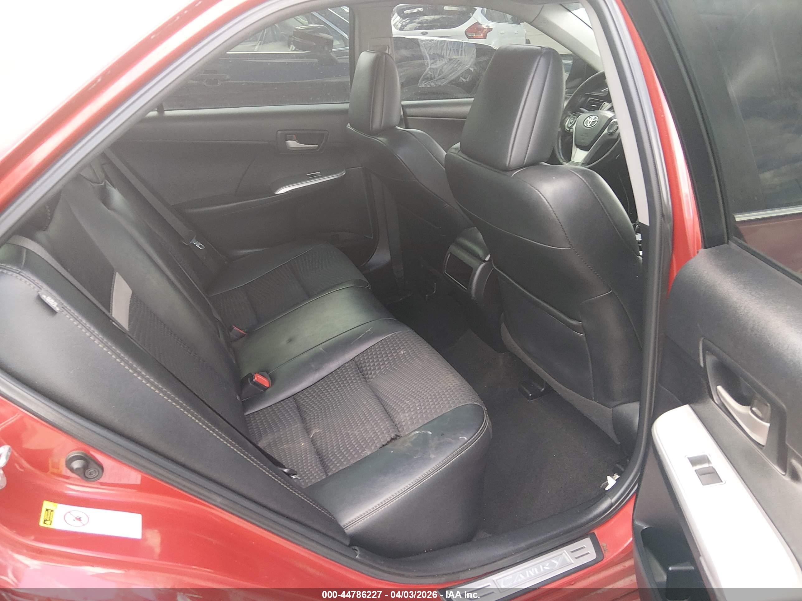 2012 Toyota Camry Se Limited Edition Красный vin: 4T1BF1FK7CU622500