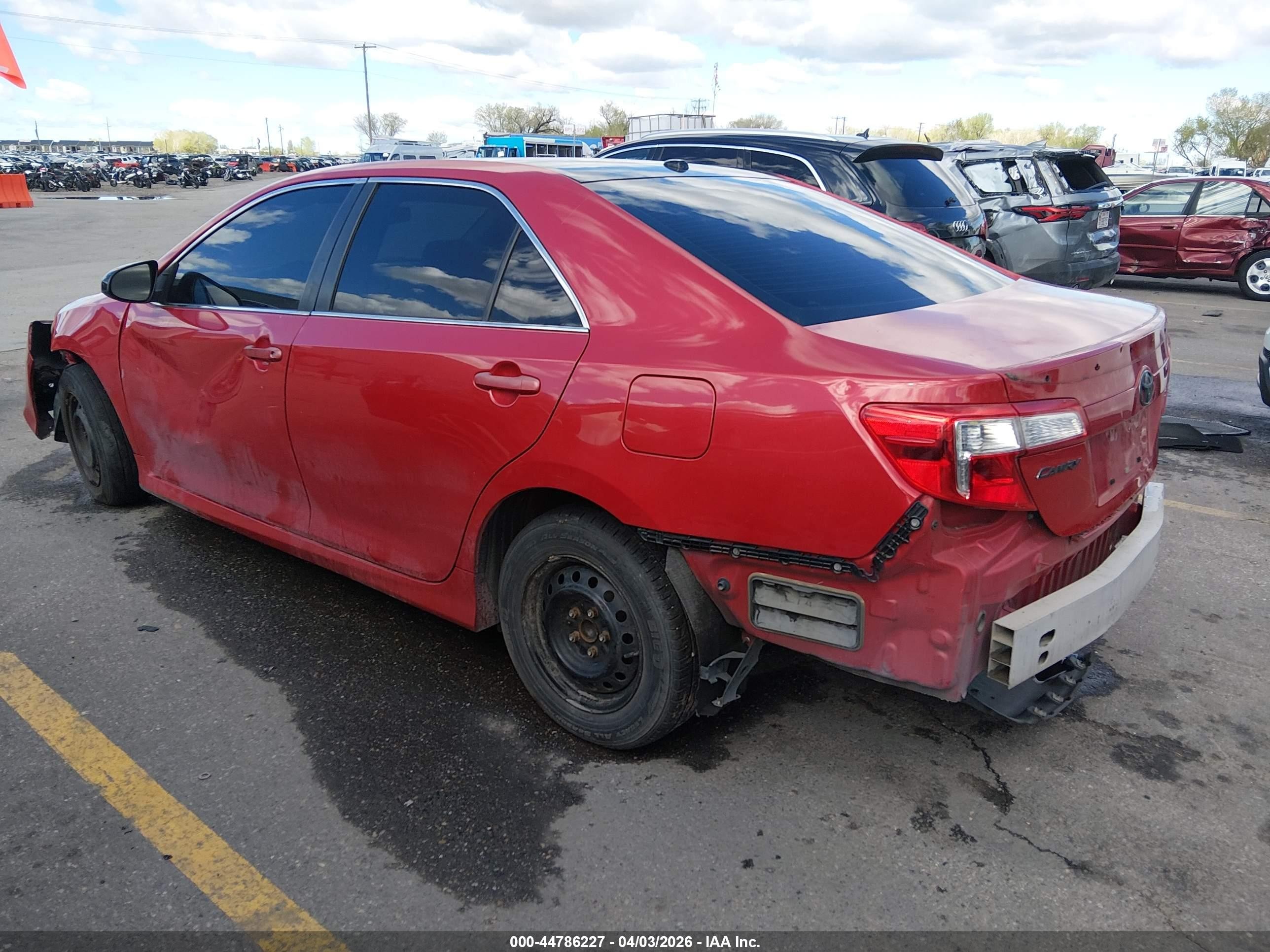 2012 Toyota Camry Se Limited Edition Красный vin: 4T1BF1FK7CU622500
