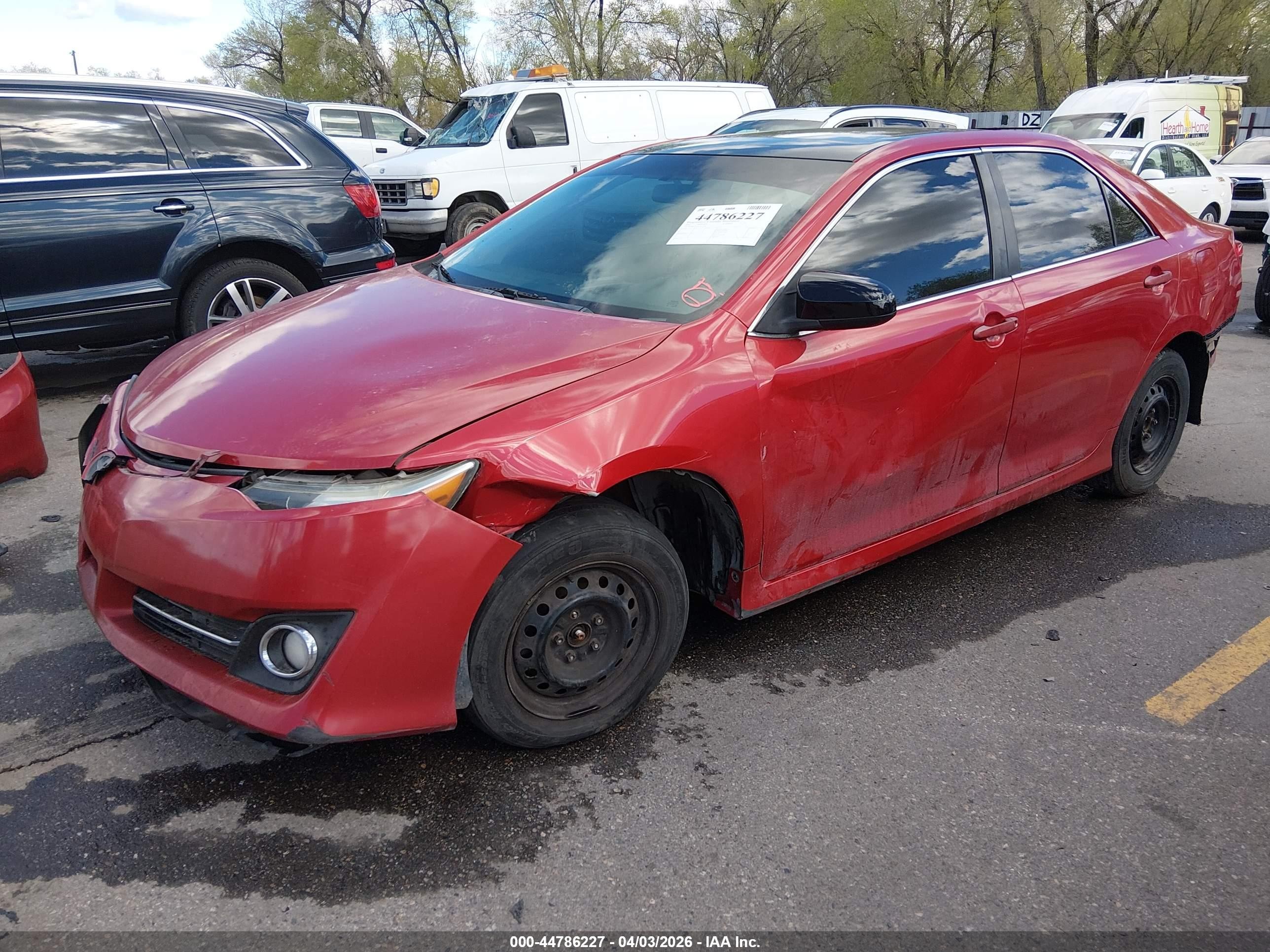 2012 Toyota Camry Se Limited Edition Красный vin: 4T1BF1FK7CU622500