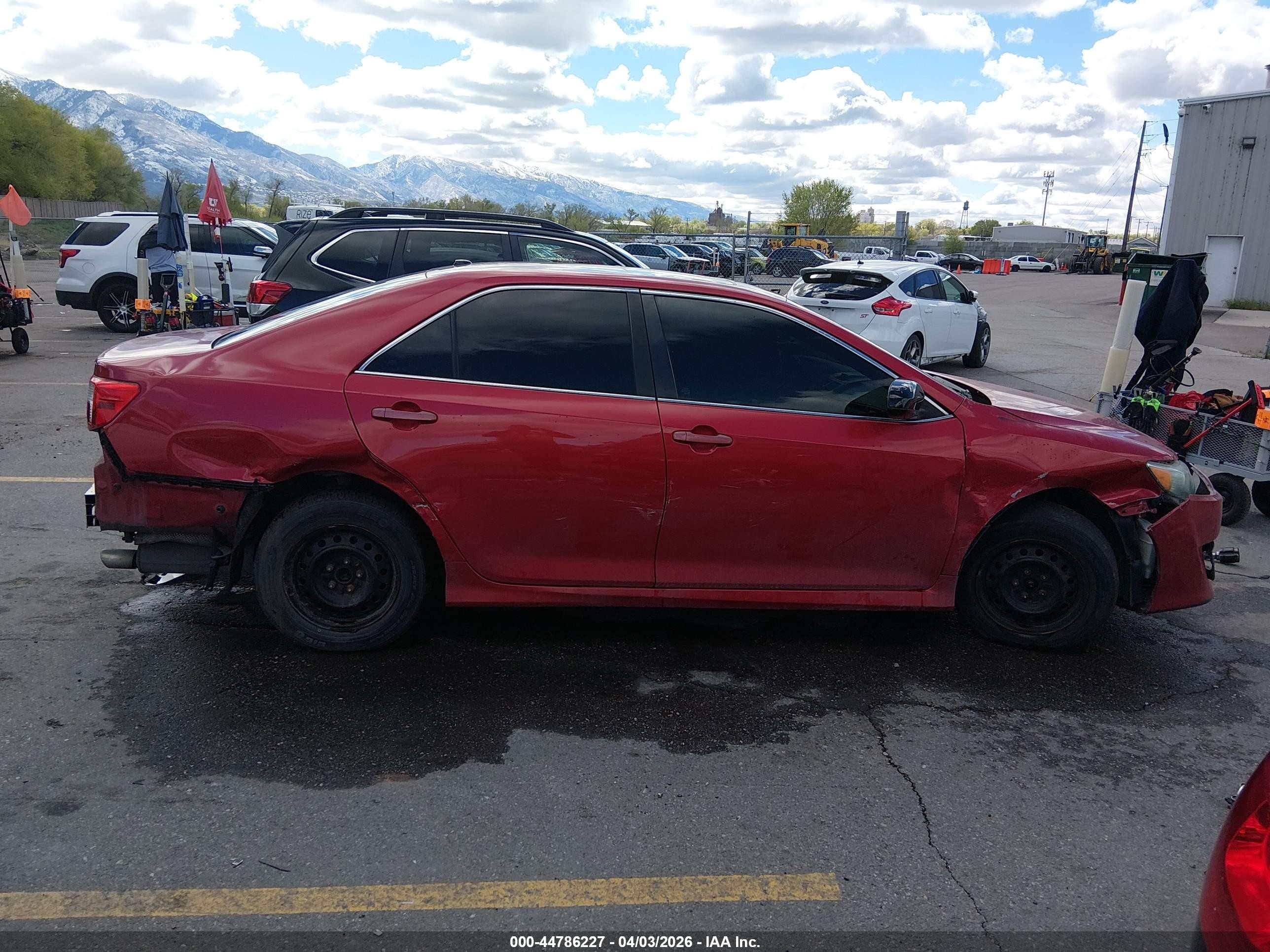 2012 Toyota Camry Se Limited Edition Красный vin: 4T1BF1FK7CU622500
