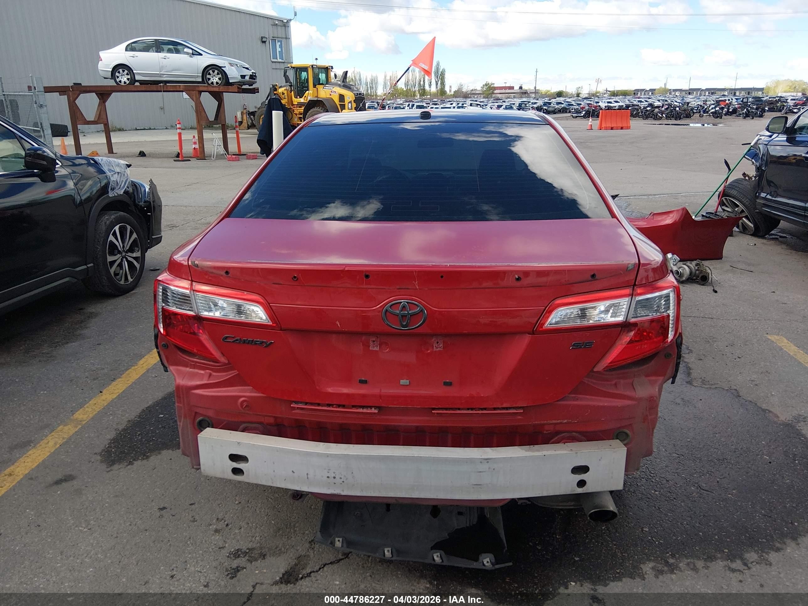 2012 Toyota Camry Se Limited Edition Красный vin: 4T1BF1FK7CU622500