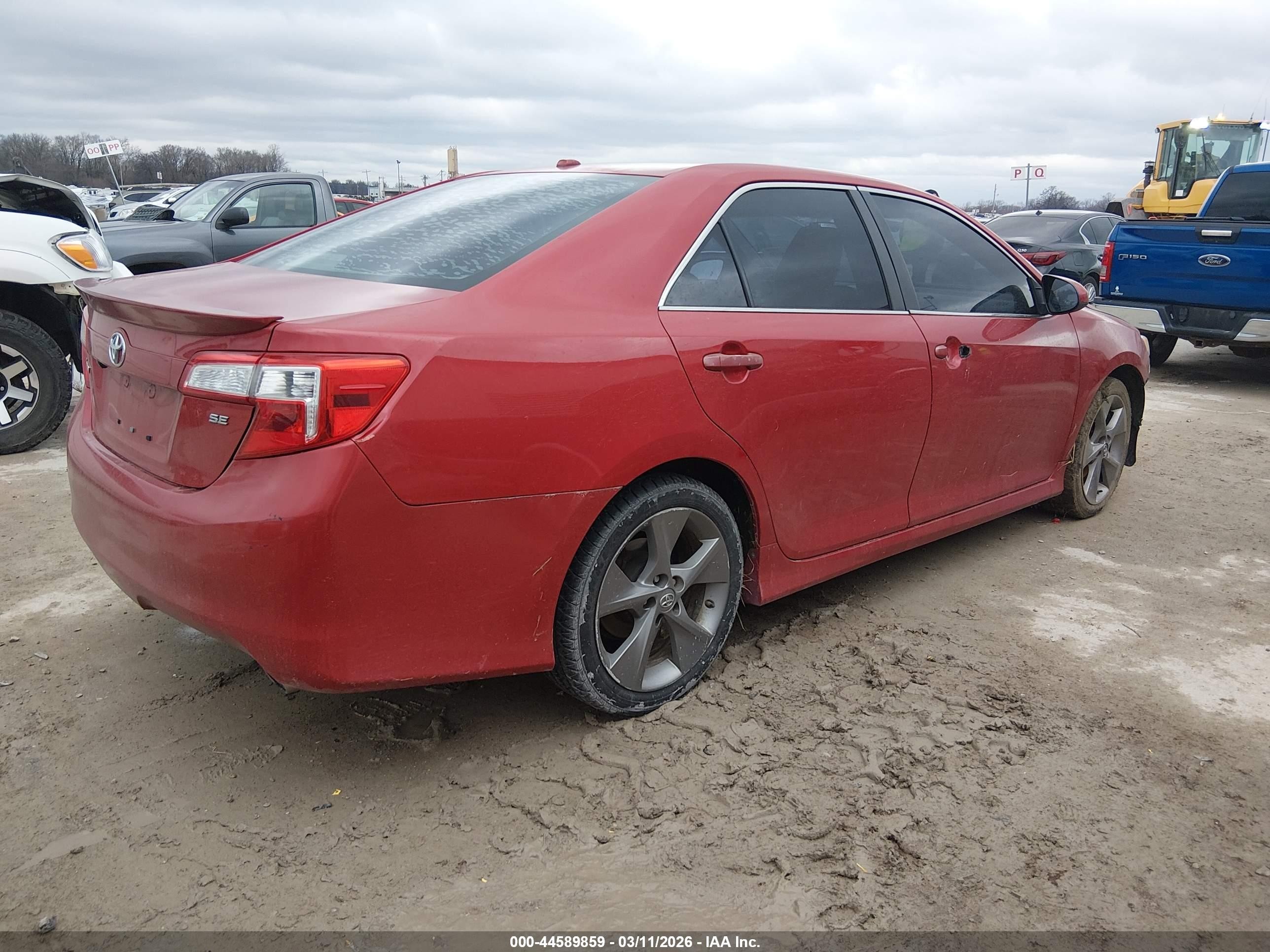 2012 Toyota Camry Se Limited Edition Red vin: 4T1BF1FK7CU625395