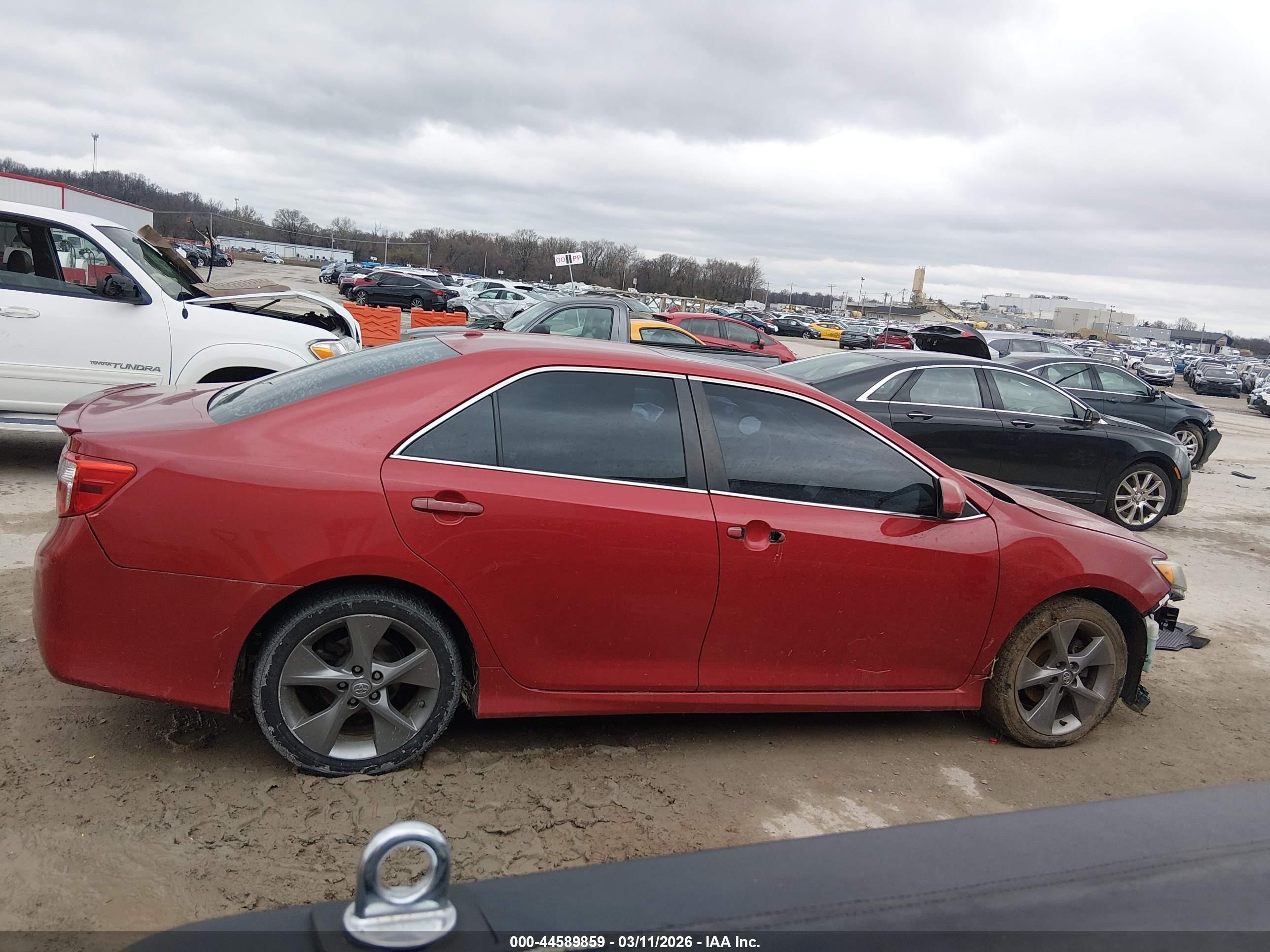 2012 Toyota Camry Se Limited Edition Red vin: 4T1BF1FK7CU625395