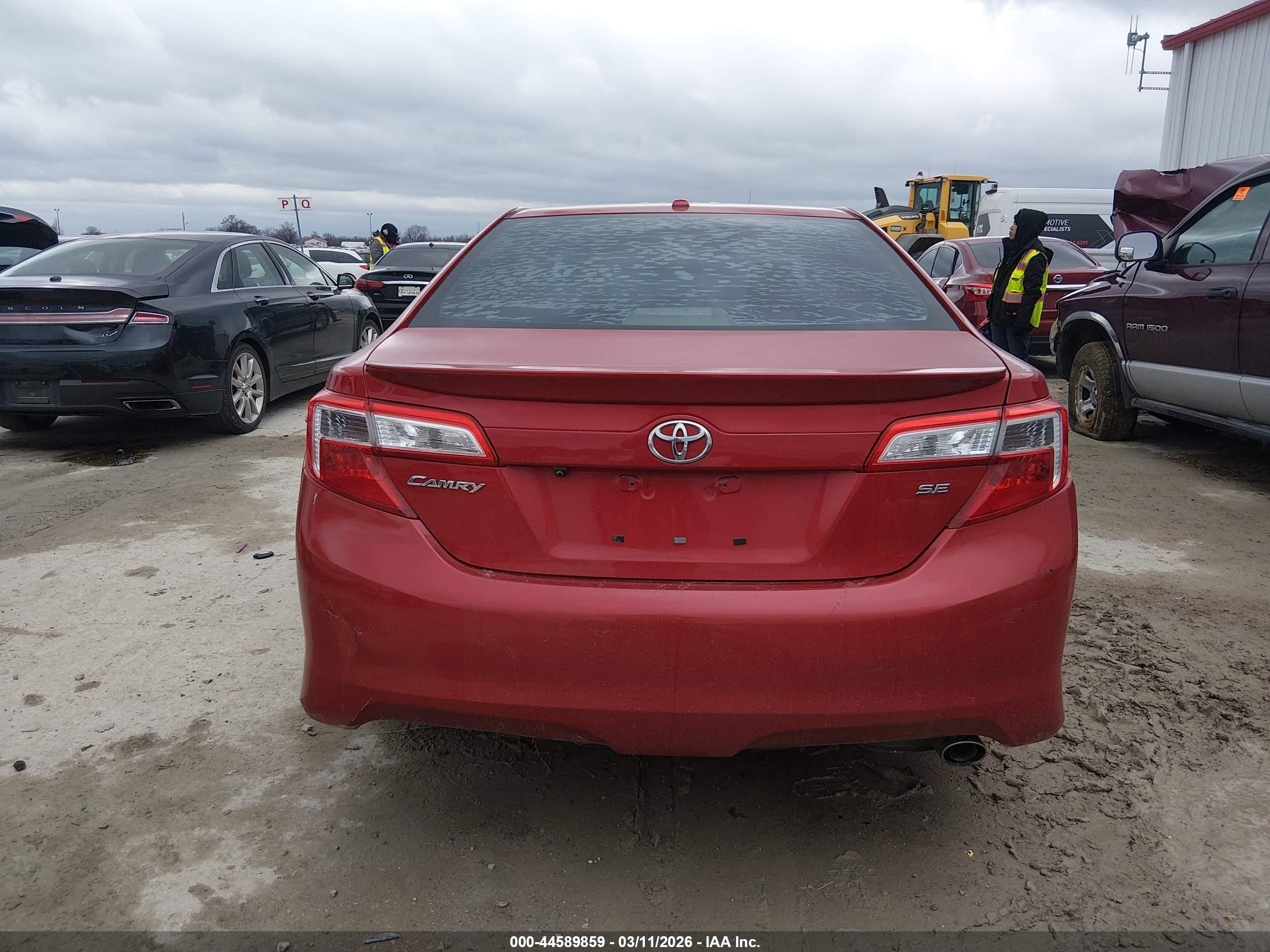 2012 Toyota Camry Se Limited Edition Red vin: 4T1BF1FK7CU625395