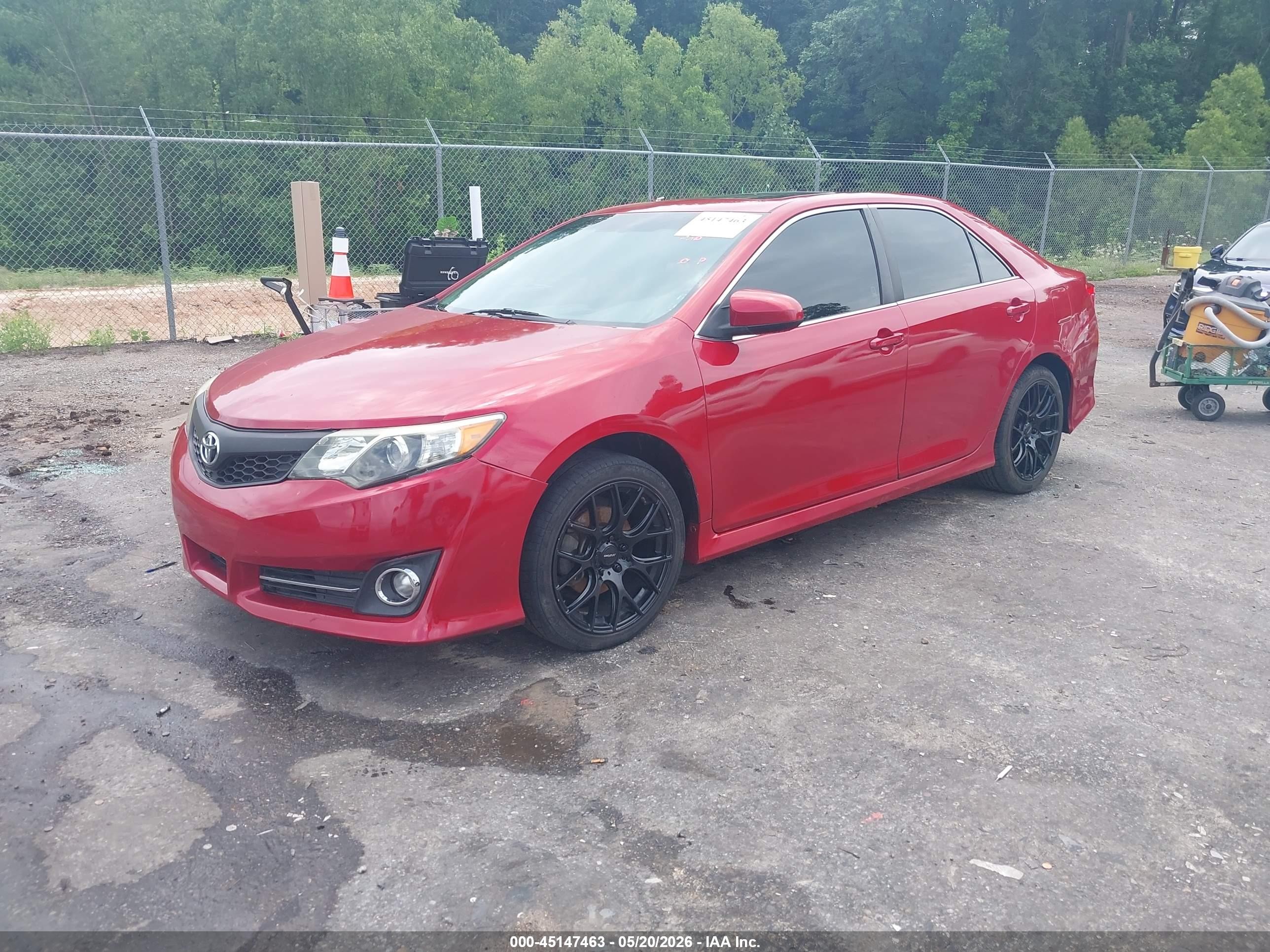 2012 Toyota Camry Se Limited Edition Red vin: 4T1BF1FK7CU626448