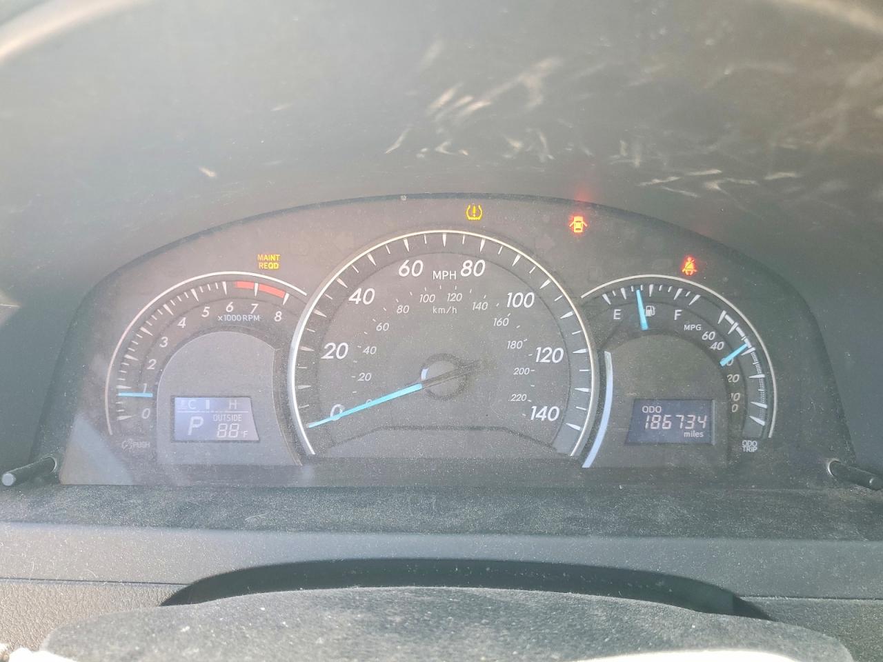 2012 Toyota Camry Le Серый vin: 4T1BF1FK7CU630984