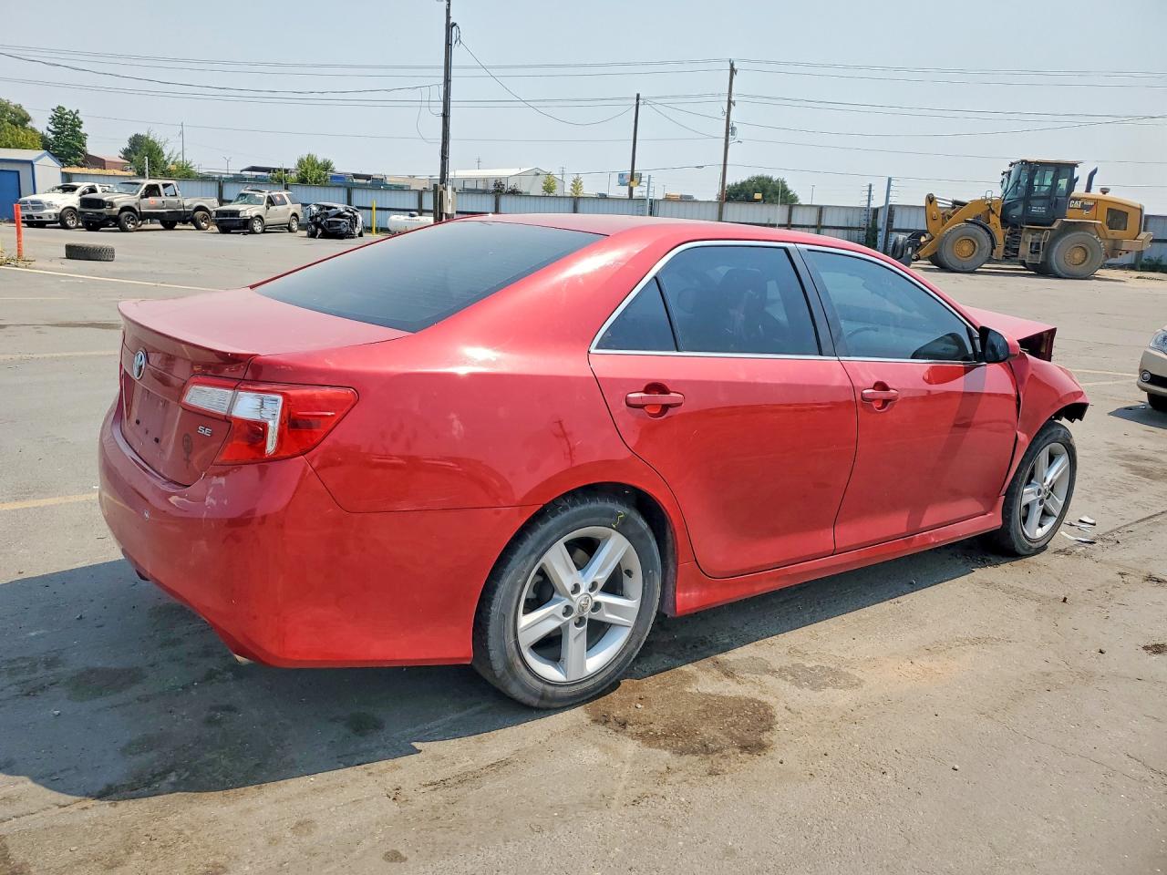 2012 Toyota Camry Se Red vin: 4T1BF1FK7CU631391