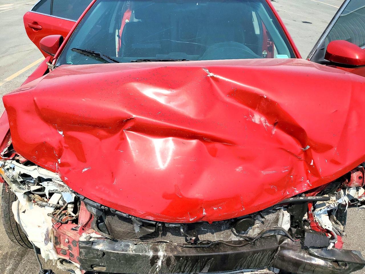 2012 Toyota Camry Se Red vin: 4T1BF1FK7CU631391