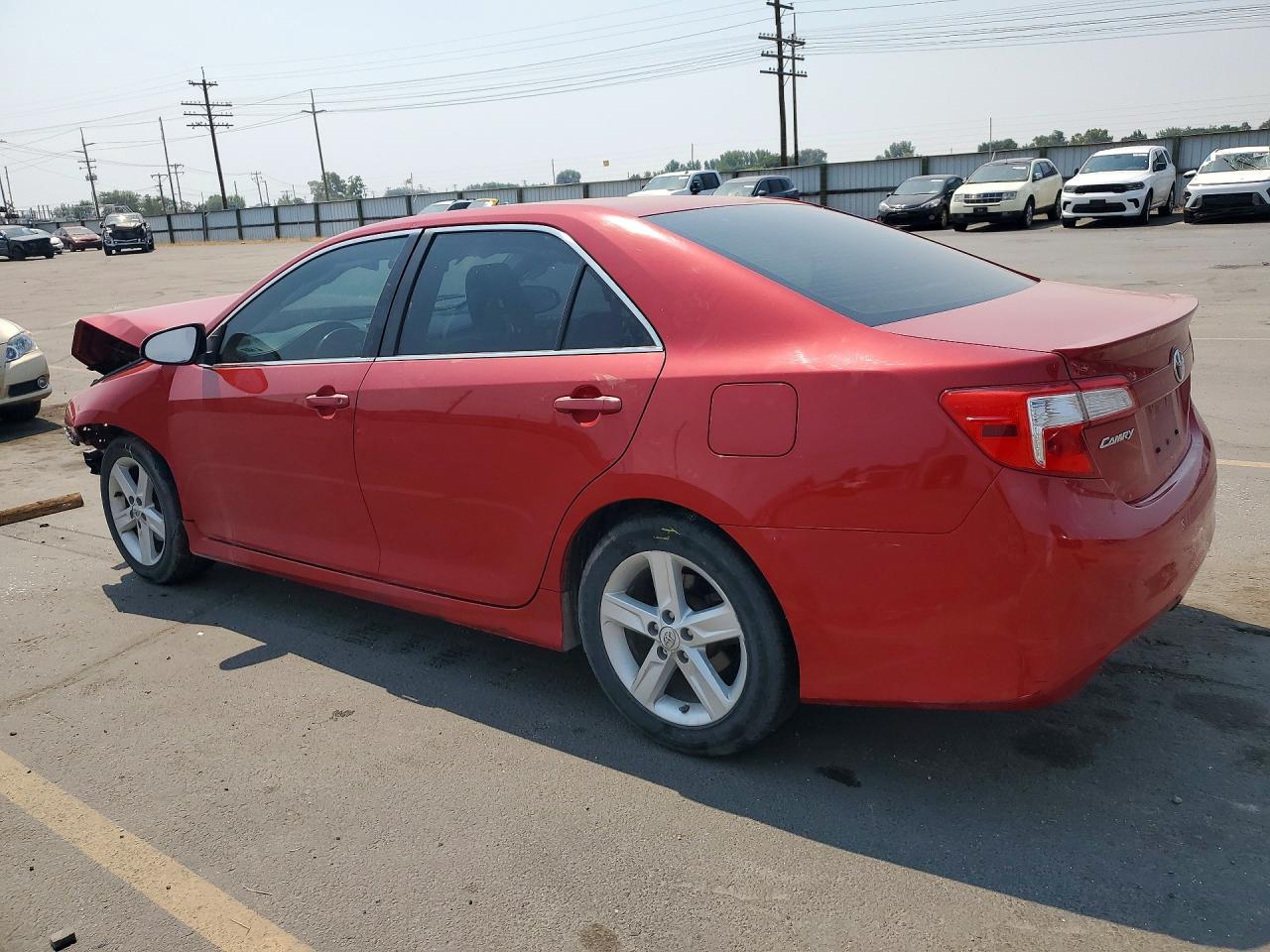 2012 Toyota Camry Se Red vin: 4T1BF1FK7CU631391