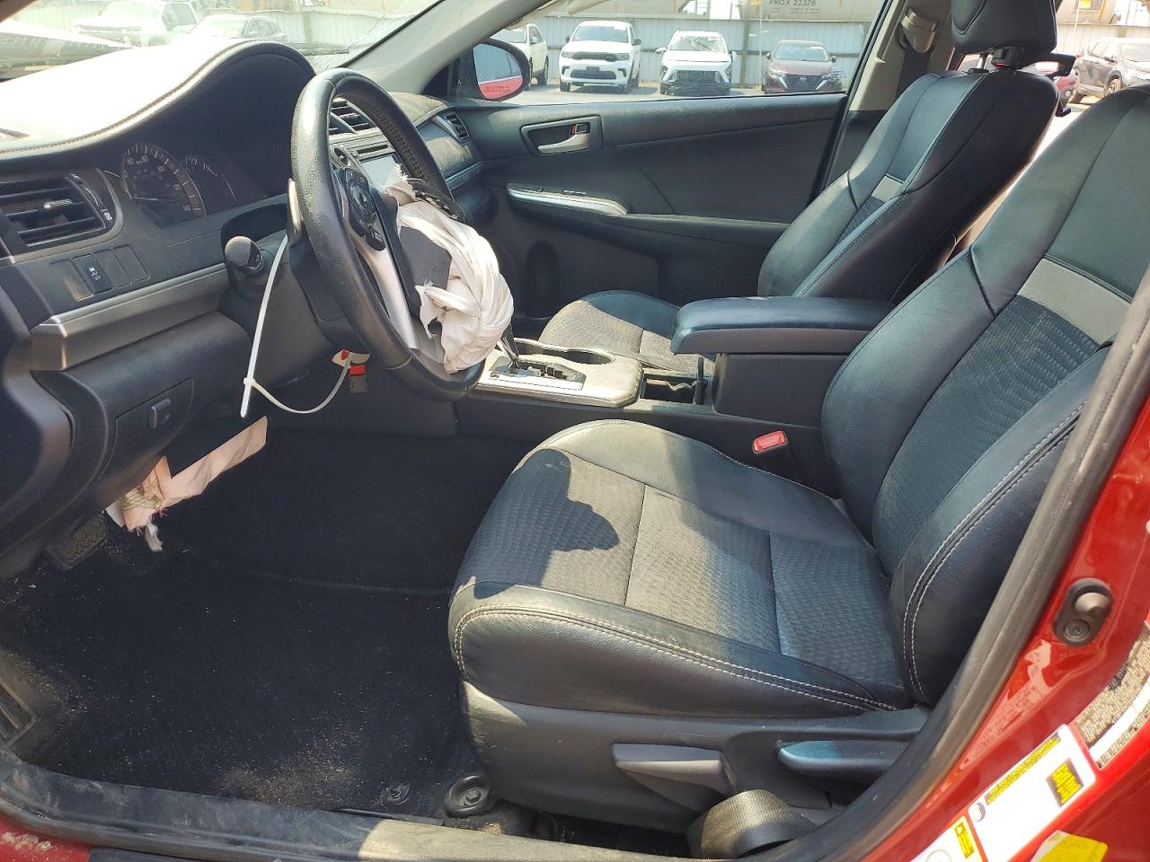 2012 Toyota Camry Se Red vin: 4T1BF1FK7CU631391