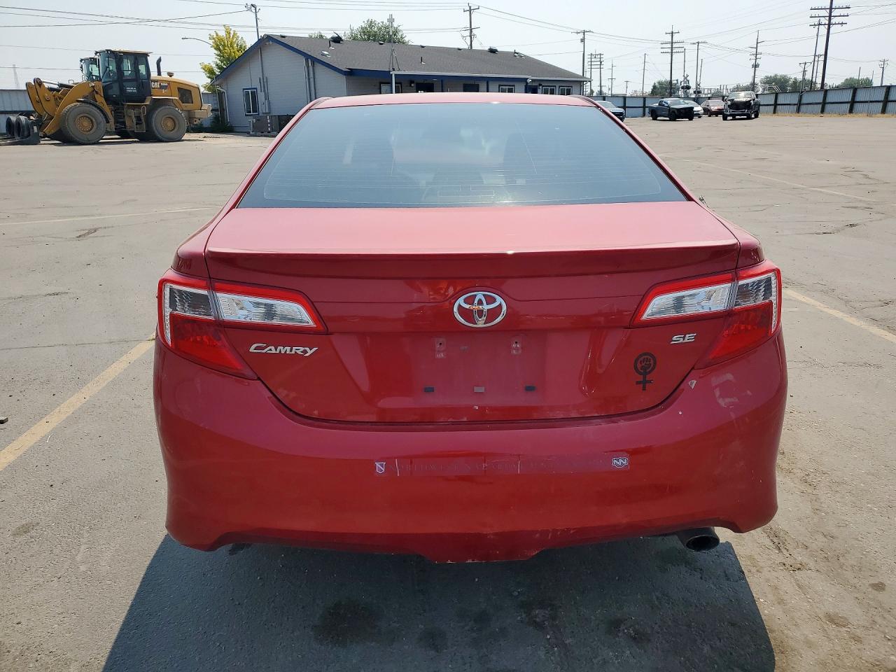 2012 Toyota Camry Se Red vin: 4T1BF1FK7CU631391