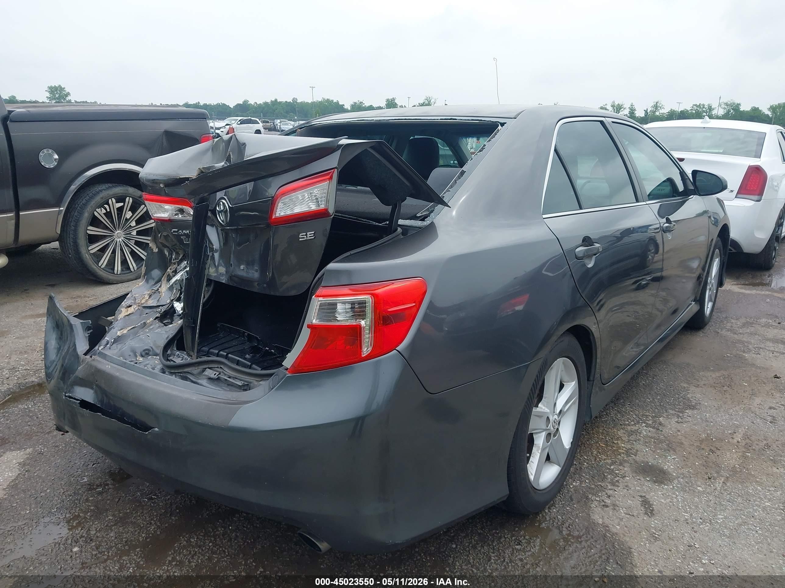 2013 Toyota Camry Se Gray vin: 4T1BF1FK7DU216492