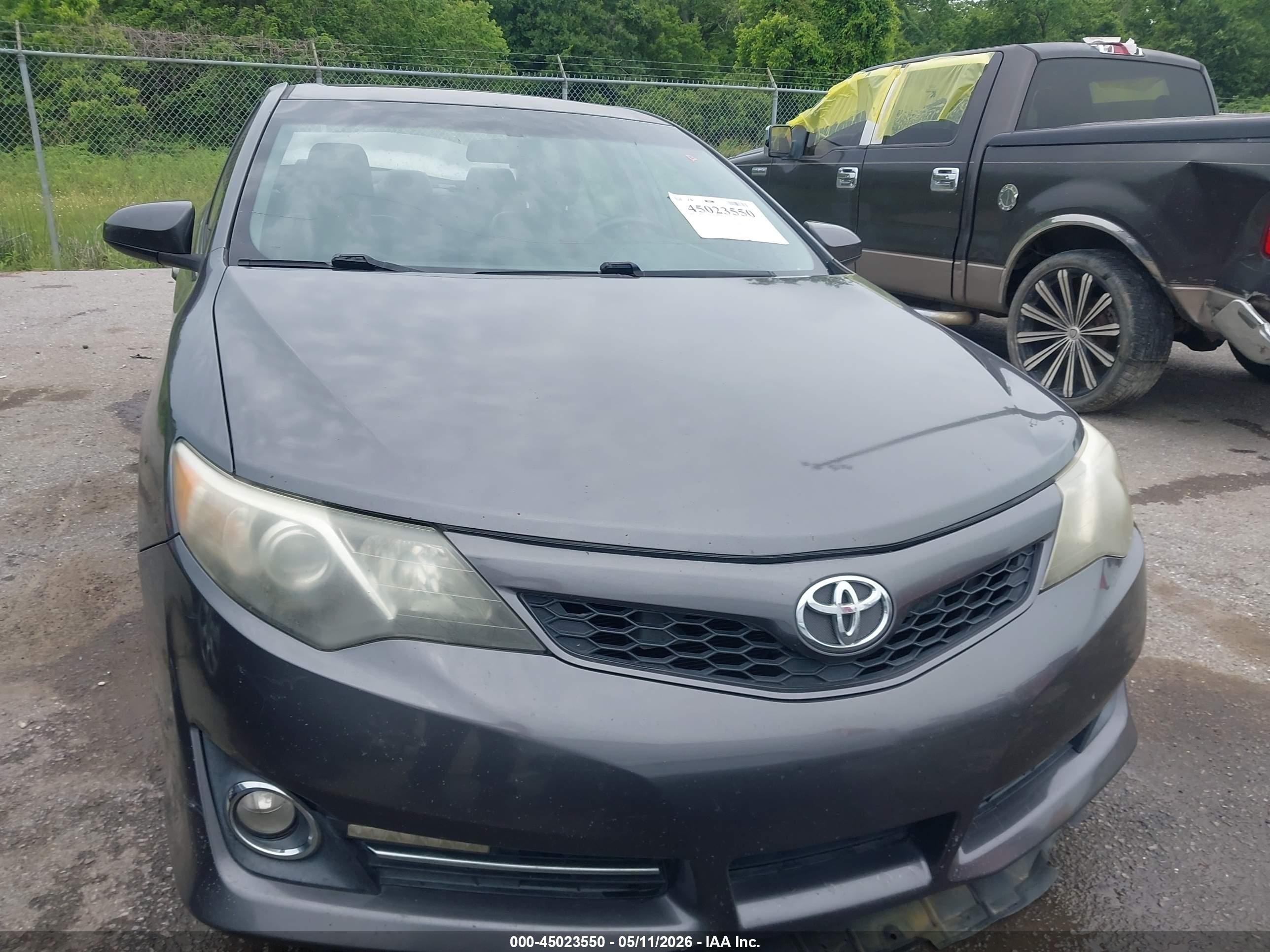 2013 Toyota Camry Se Gray vin: 4T1BF1FK7DU216492