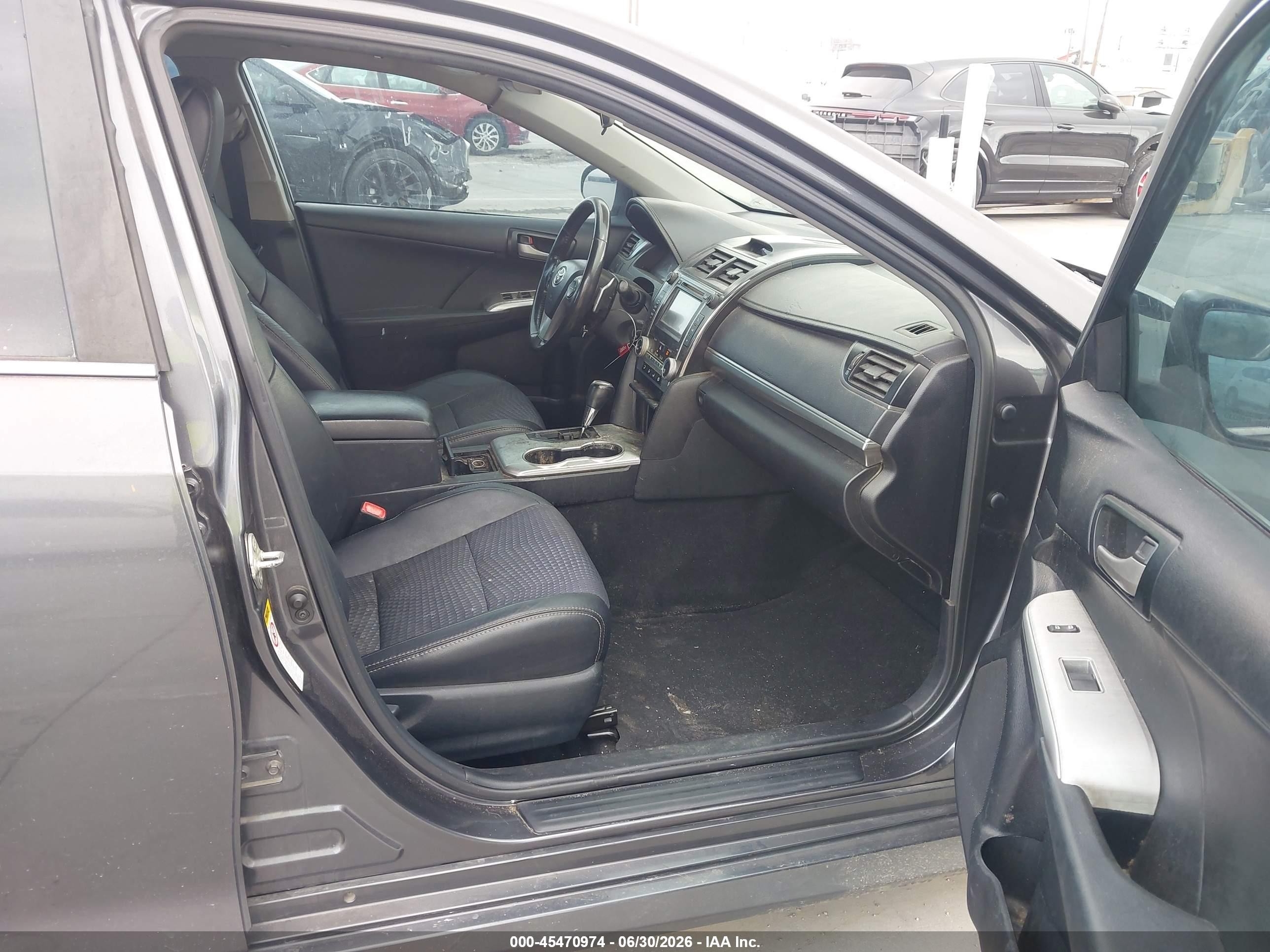2013 Toyota Camry Se Gray vin: 4T1BF1FK7DU235169