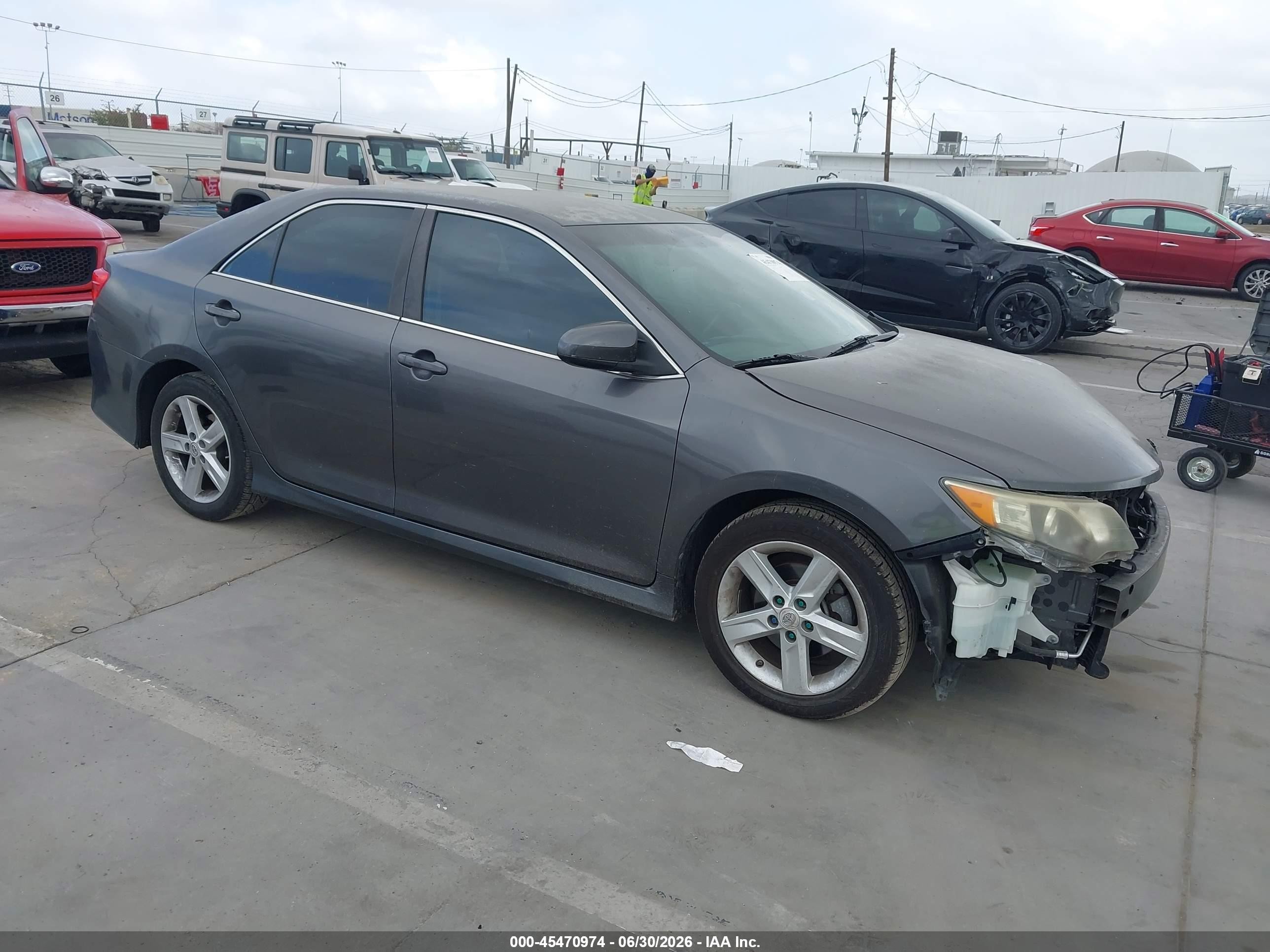2013 Toyota Camry Se Gray vin: 4T1BF1FK7DU235169