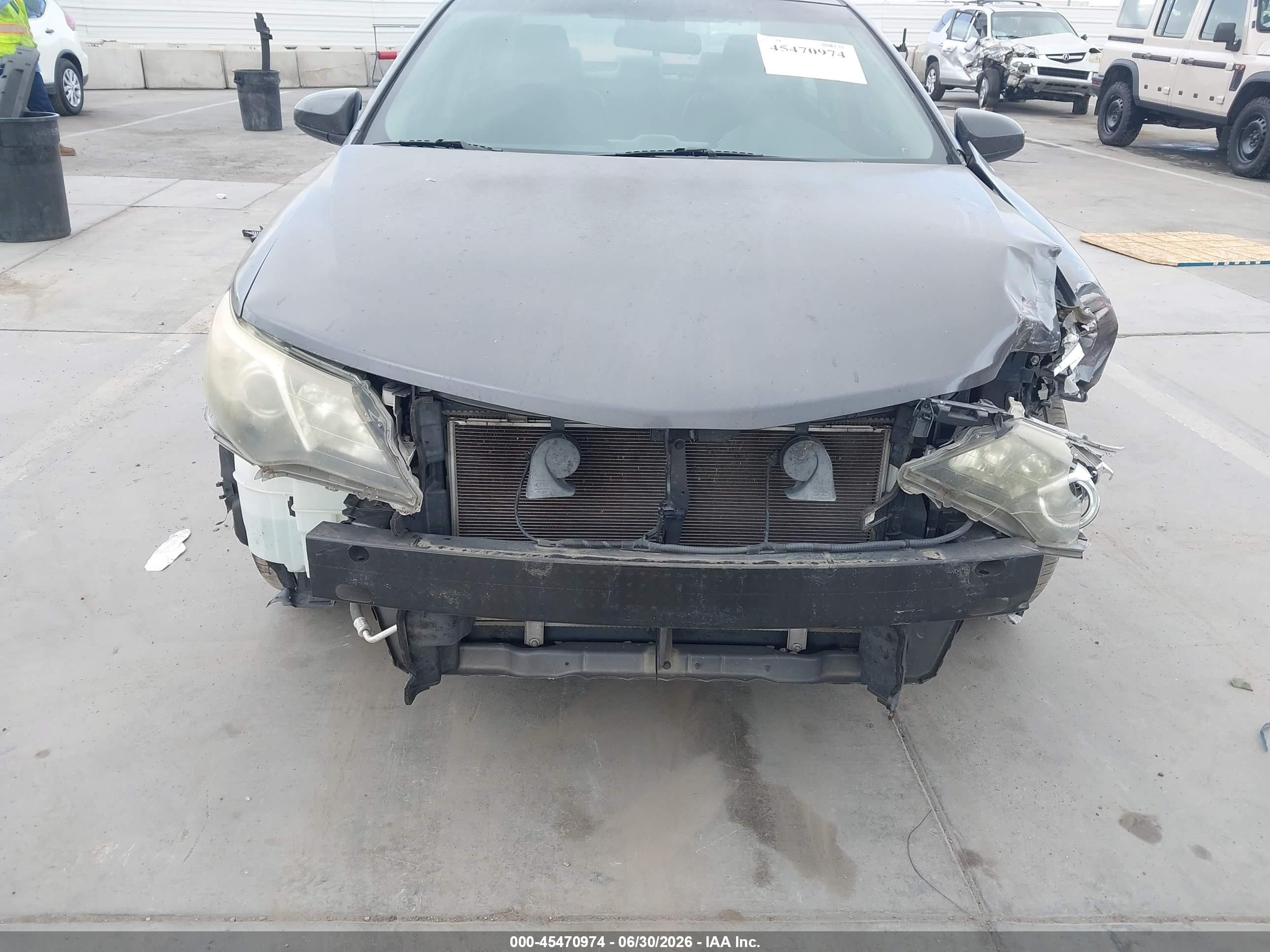 2013 Toyota Camry Se Gray vin: 4T1BF1FK7DU235169
