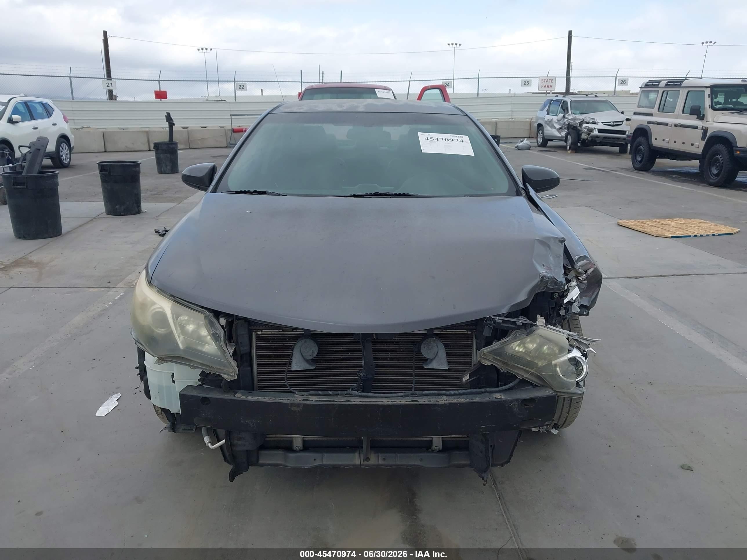 2013 Toyota Camry Se Gray vin: 4T1BF1FK7DU235169