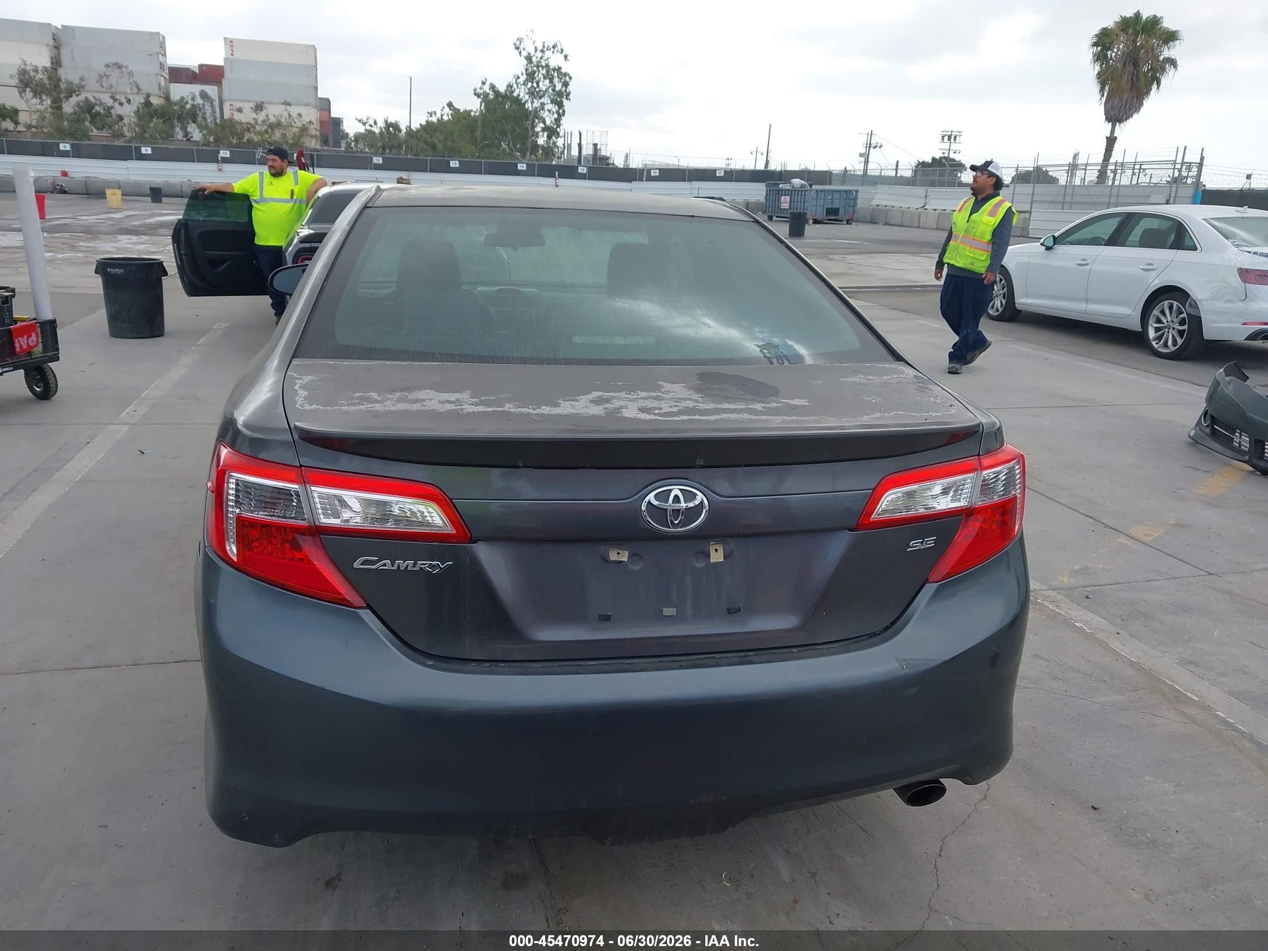 2013 Toyota Camry Se Gray vin: 4T1BF1FK7DU235169