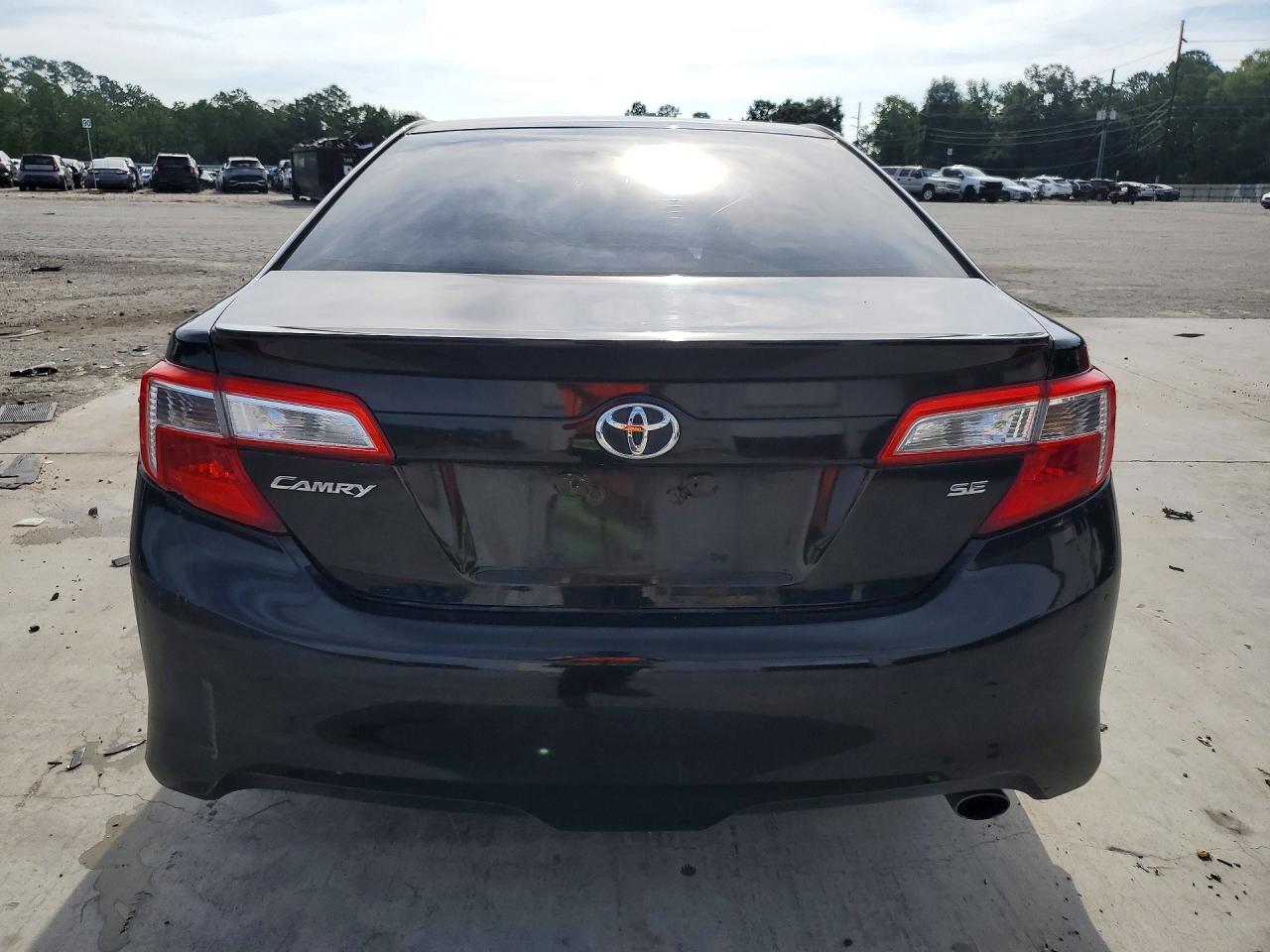 2013 Toyota Camry Se Black vin: 4T1BF1FK7DU240503
