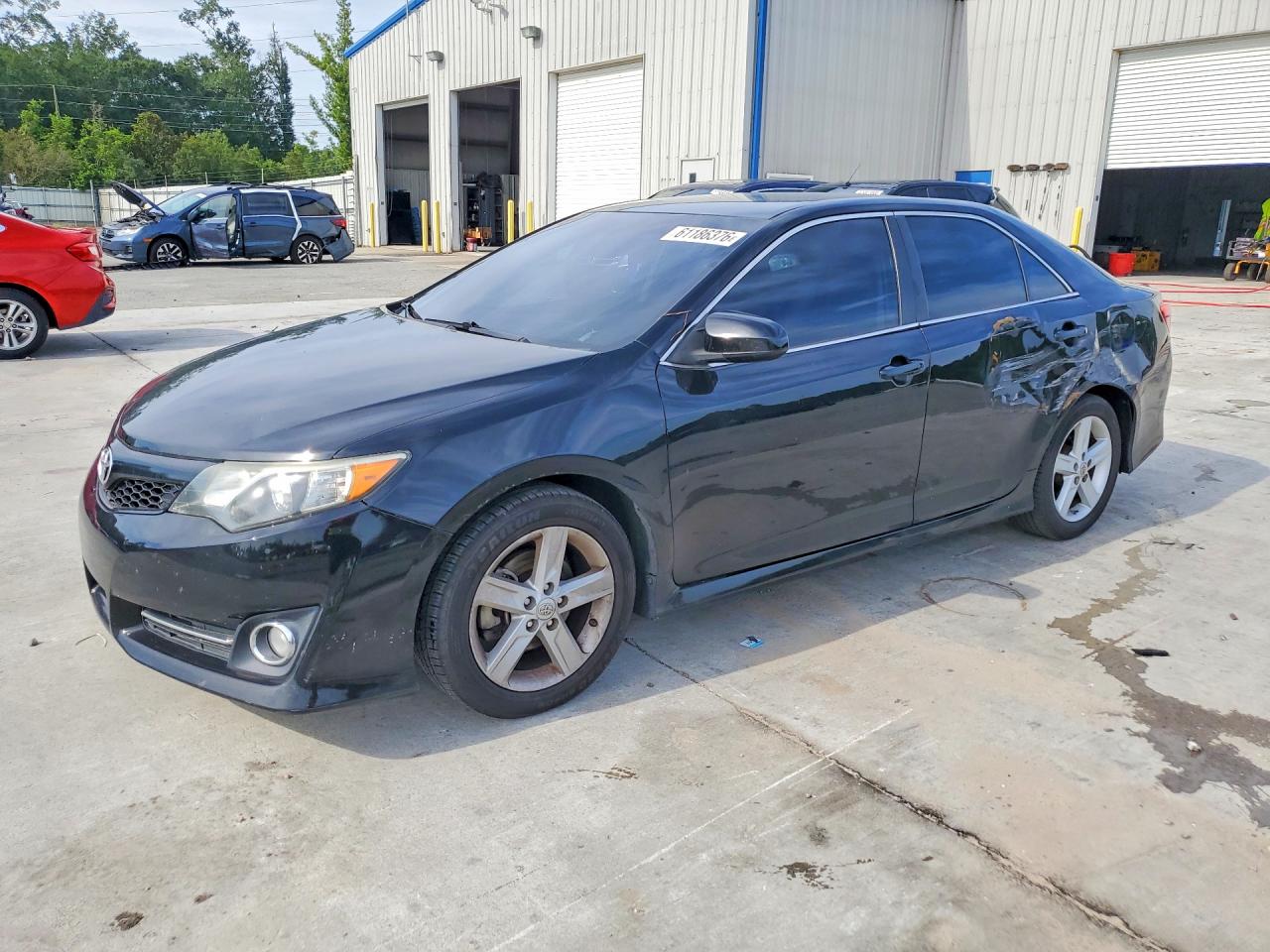 2013 Toyota Camry Se Black vin: 4T1BF1FK7DU240503