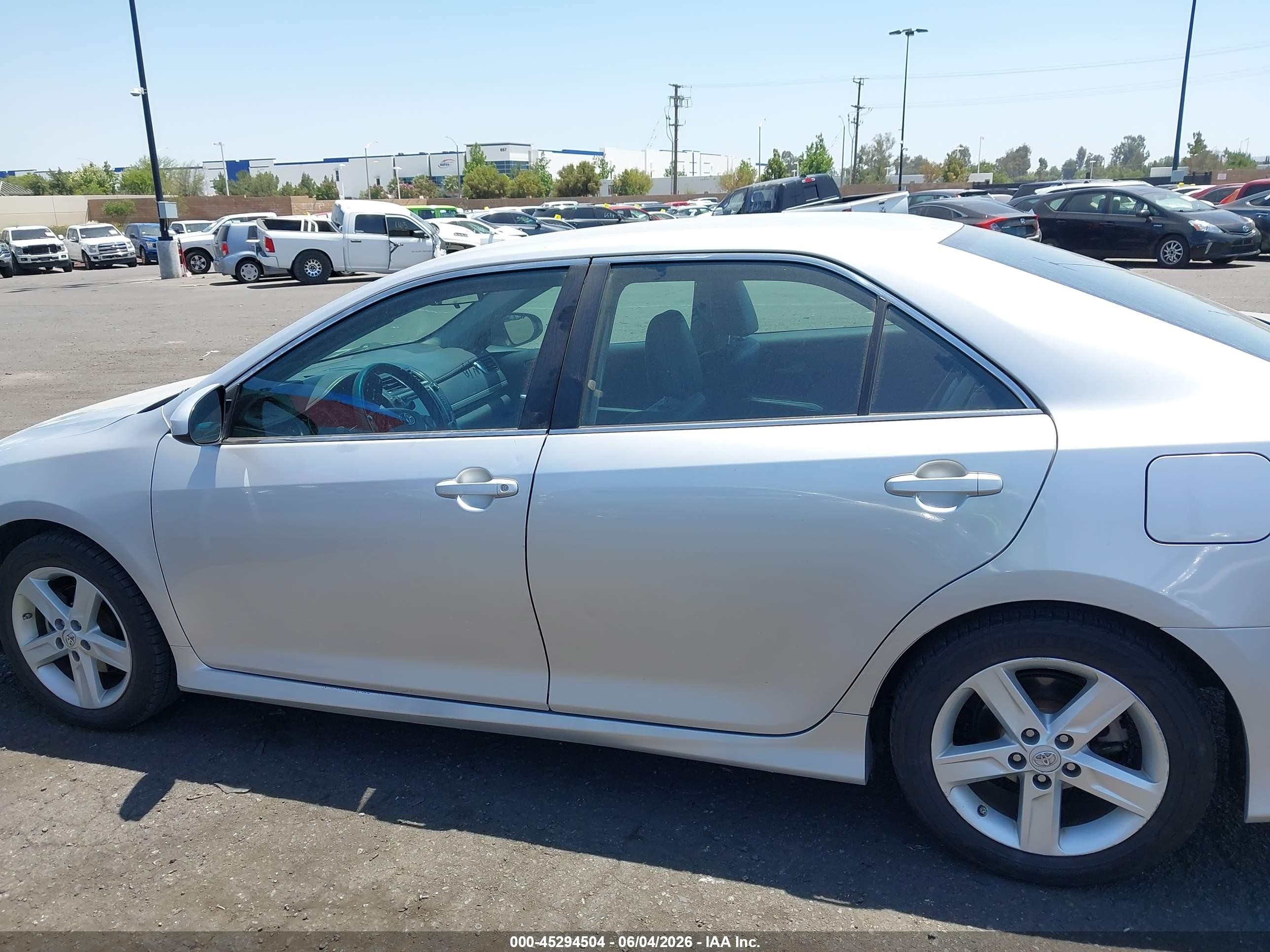 2013 Toyota Camry Se Silver vin: 4T1BF1FK7DU245264