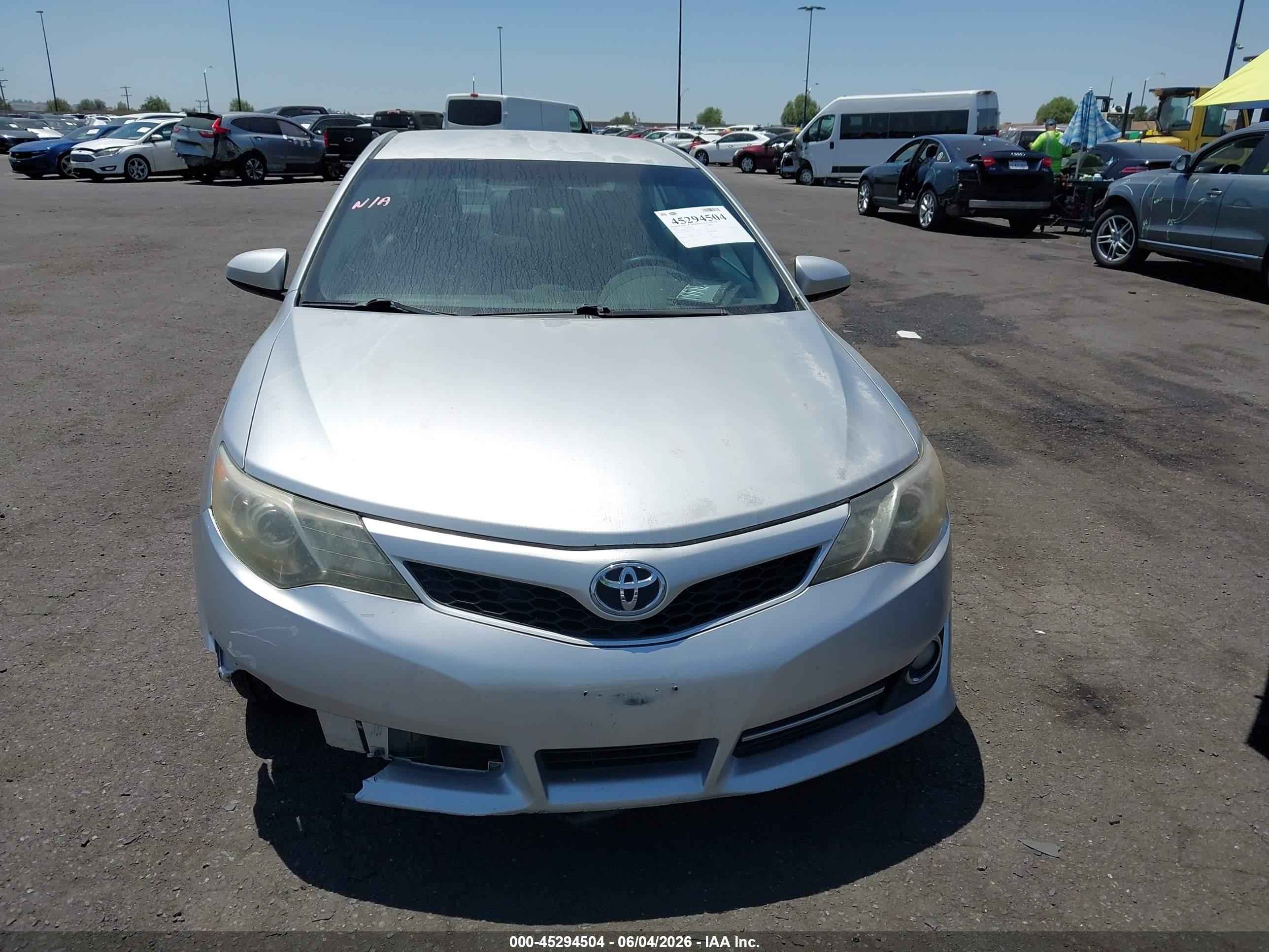 2013 Toyota Camry Se Silver vin: 4T1BF1FK7DU245264