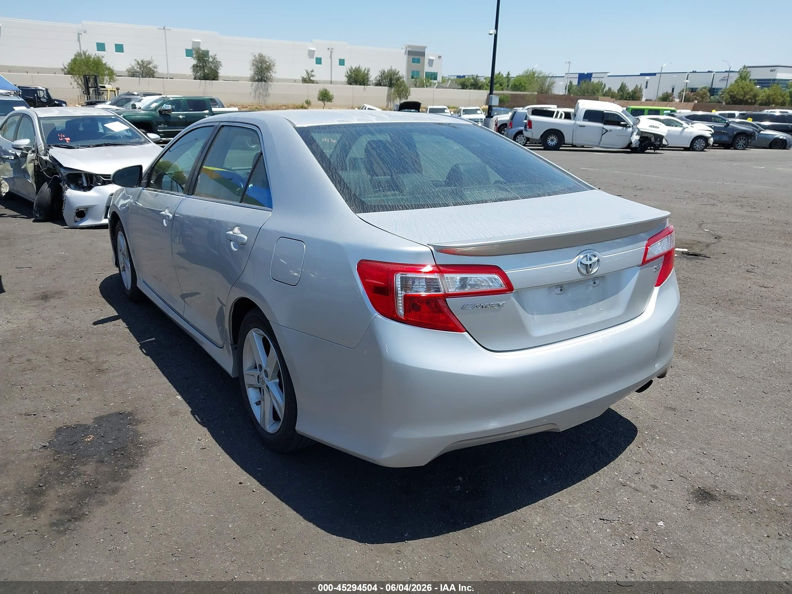 2013 Toyota Camry Se Silver vin: 4T1BF1FK7DU245264