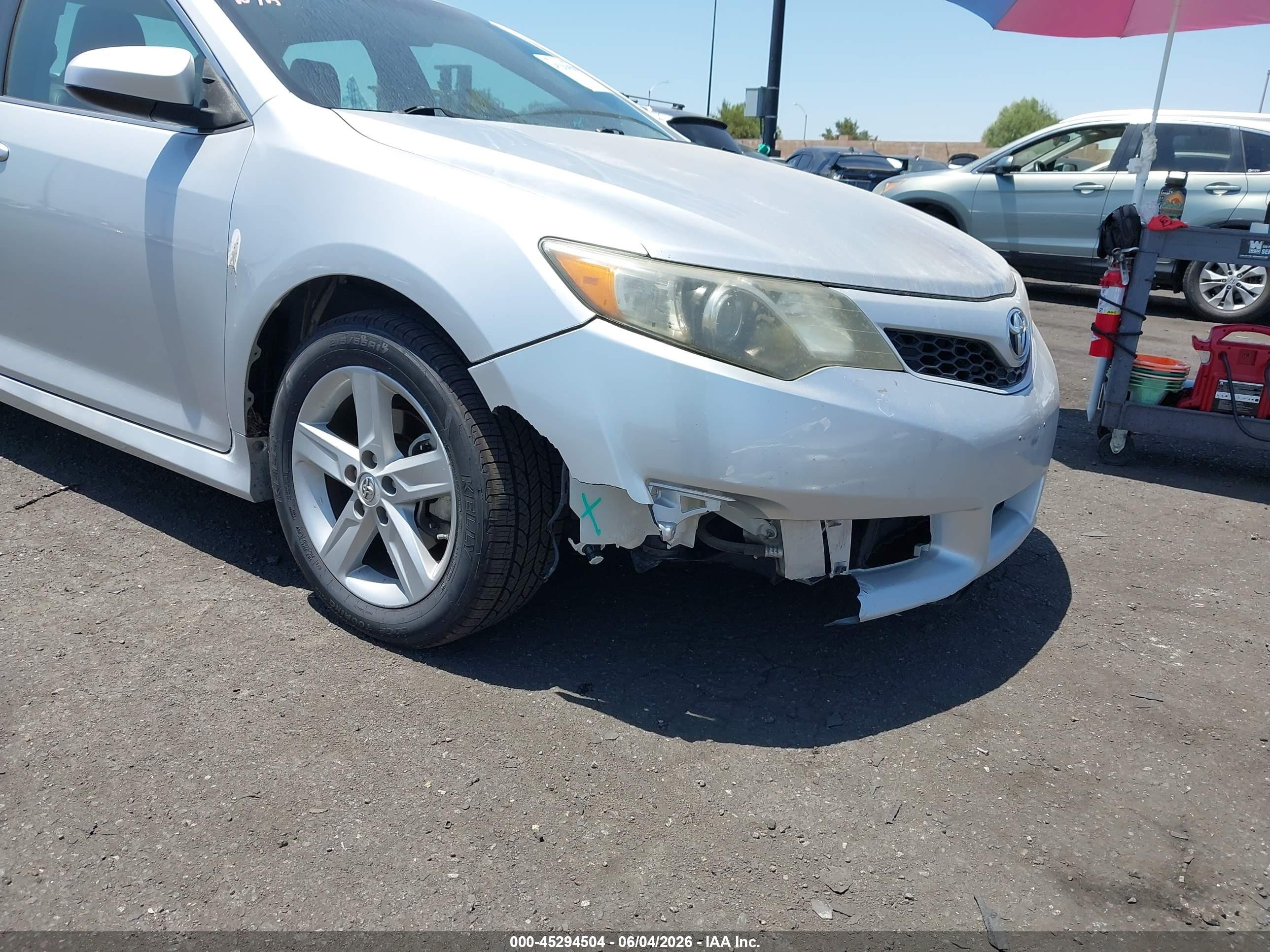 2013 Toyota Camry Se Silver vin: 4T1BF1FK7DU245264