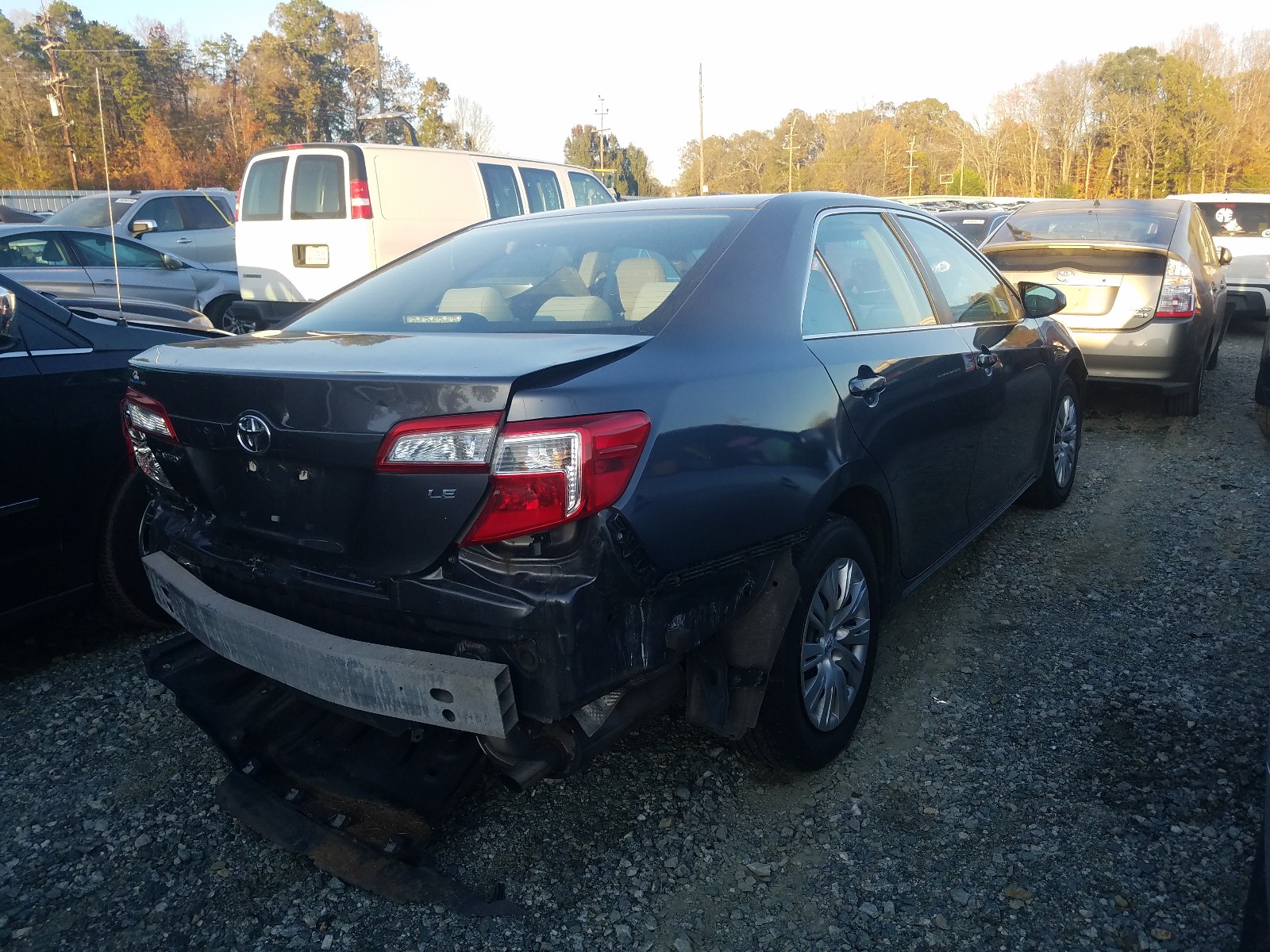 2013 Toyota Camry L Charcoal vin: 4T1BF1FK7DU246818