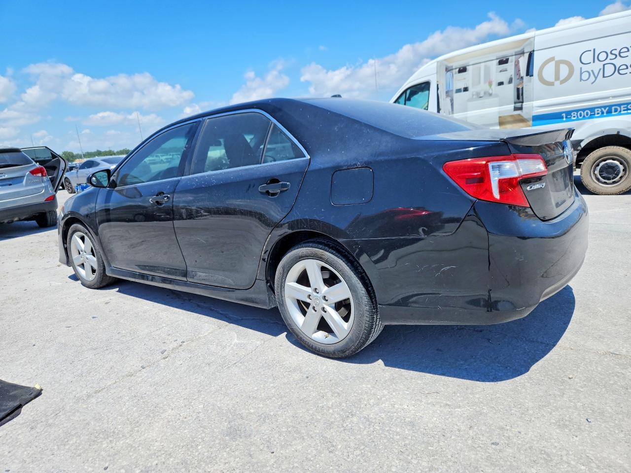 2013 Toyota Camry Se Black vin: 4T1BF1FK7DU274358