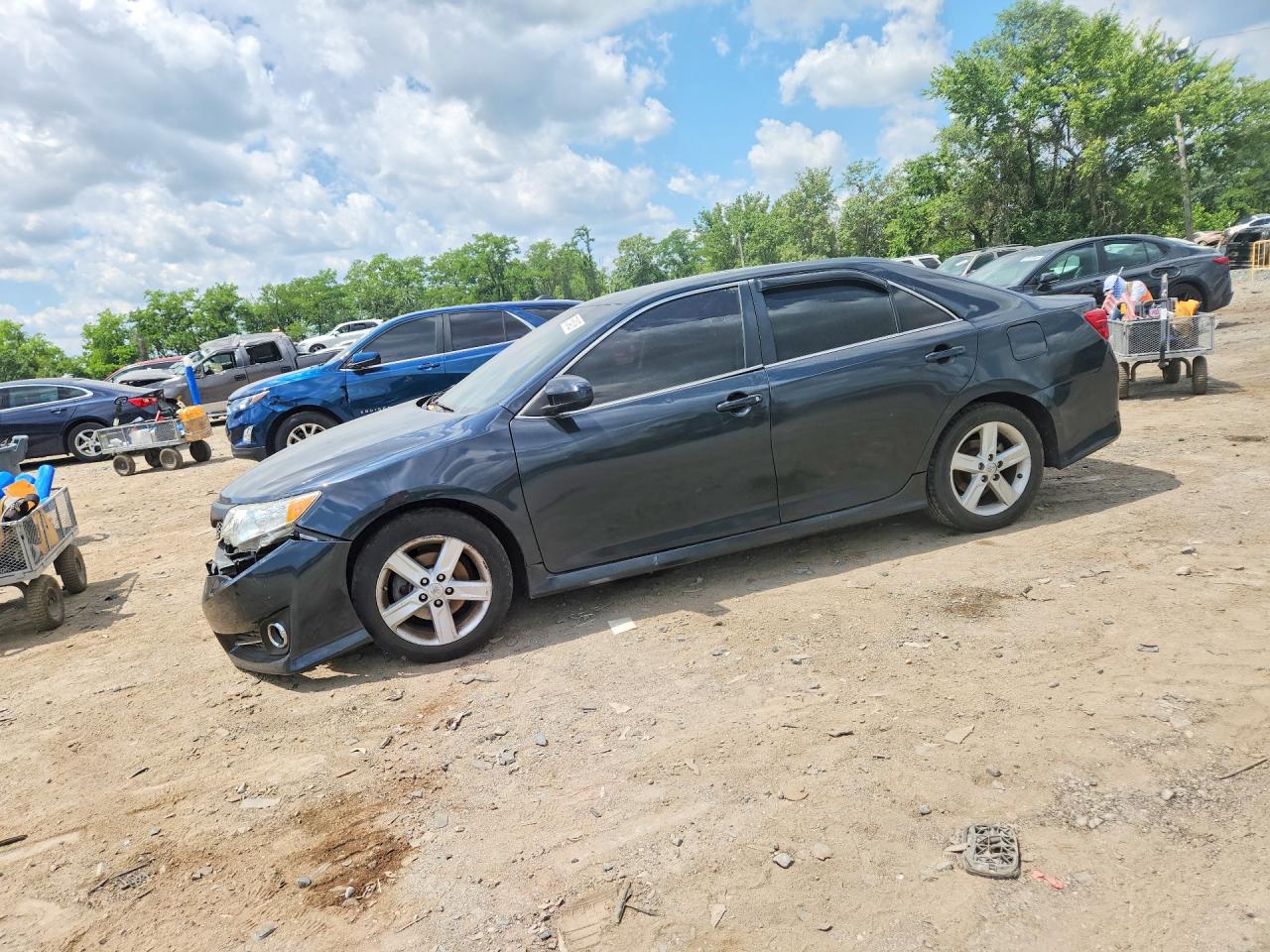 2013 Toyota Camry Se Black vin: 4T1BF1FK7DU279592