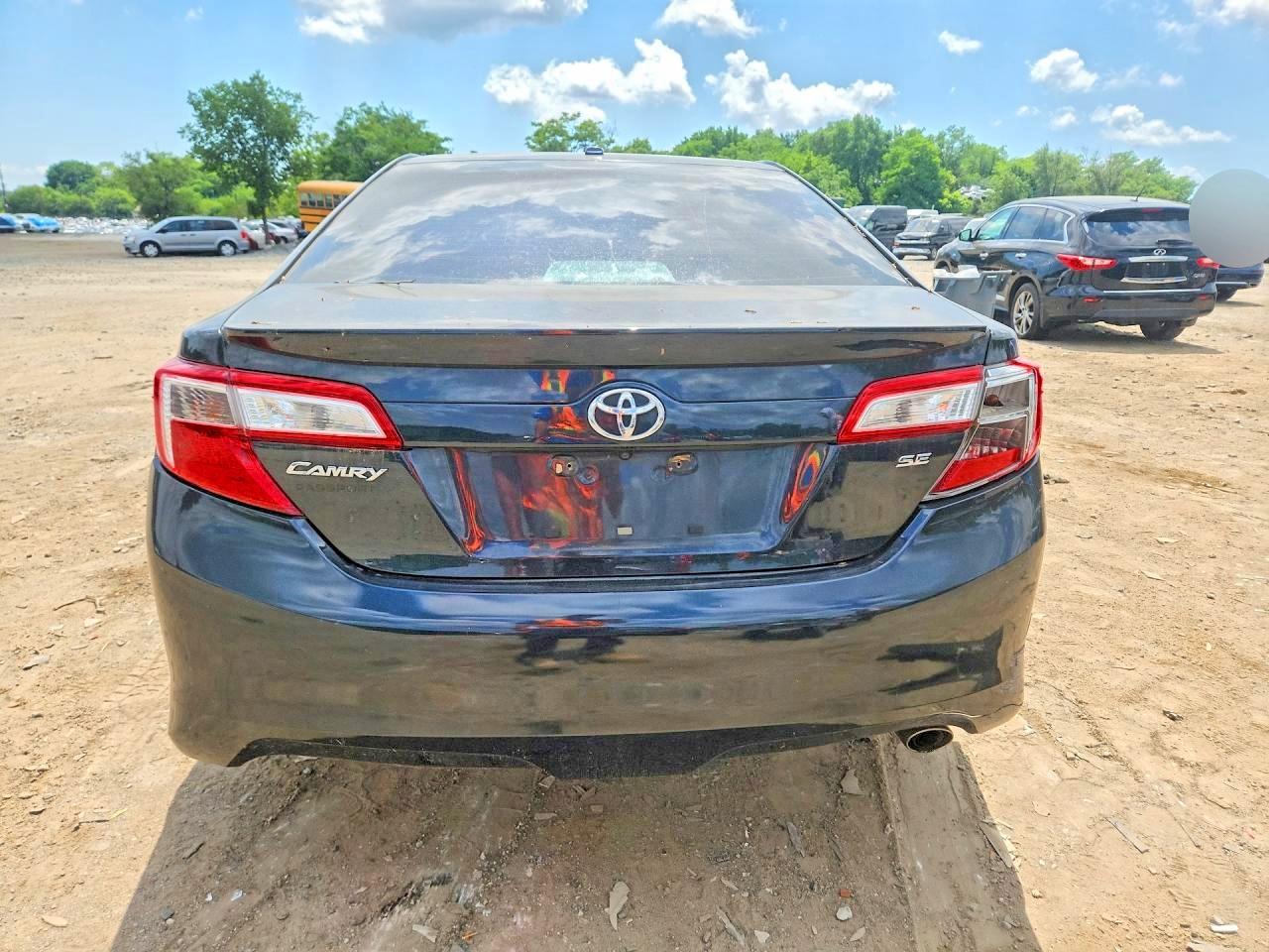 2013 Toyota Camry Se Черный vin: 4T1BF1FK7DU279592