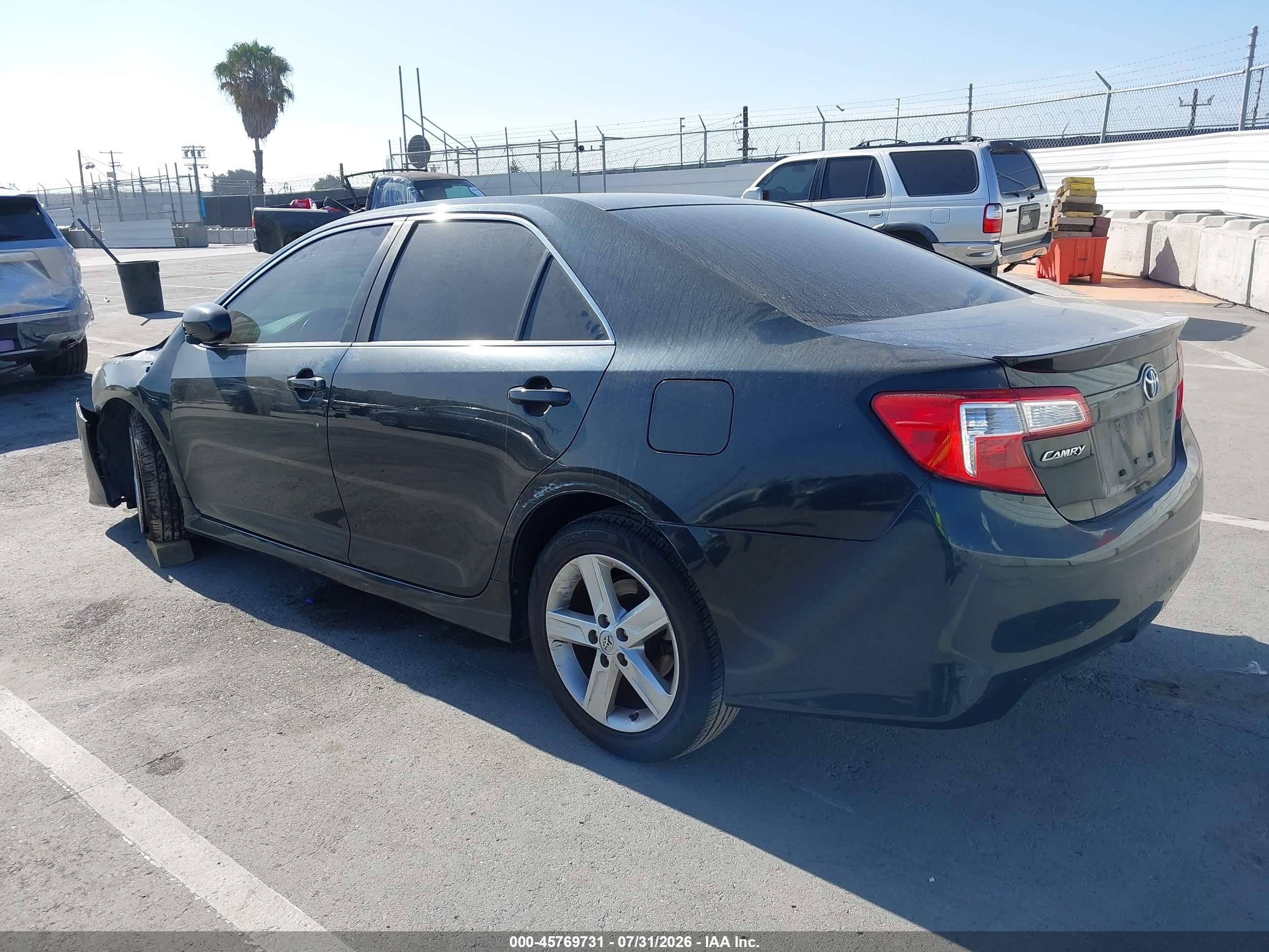 2013 Toyota Camry Se Black vin: 4T1BF1FK7DU279947