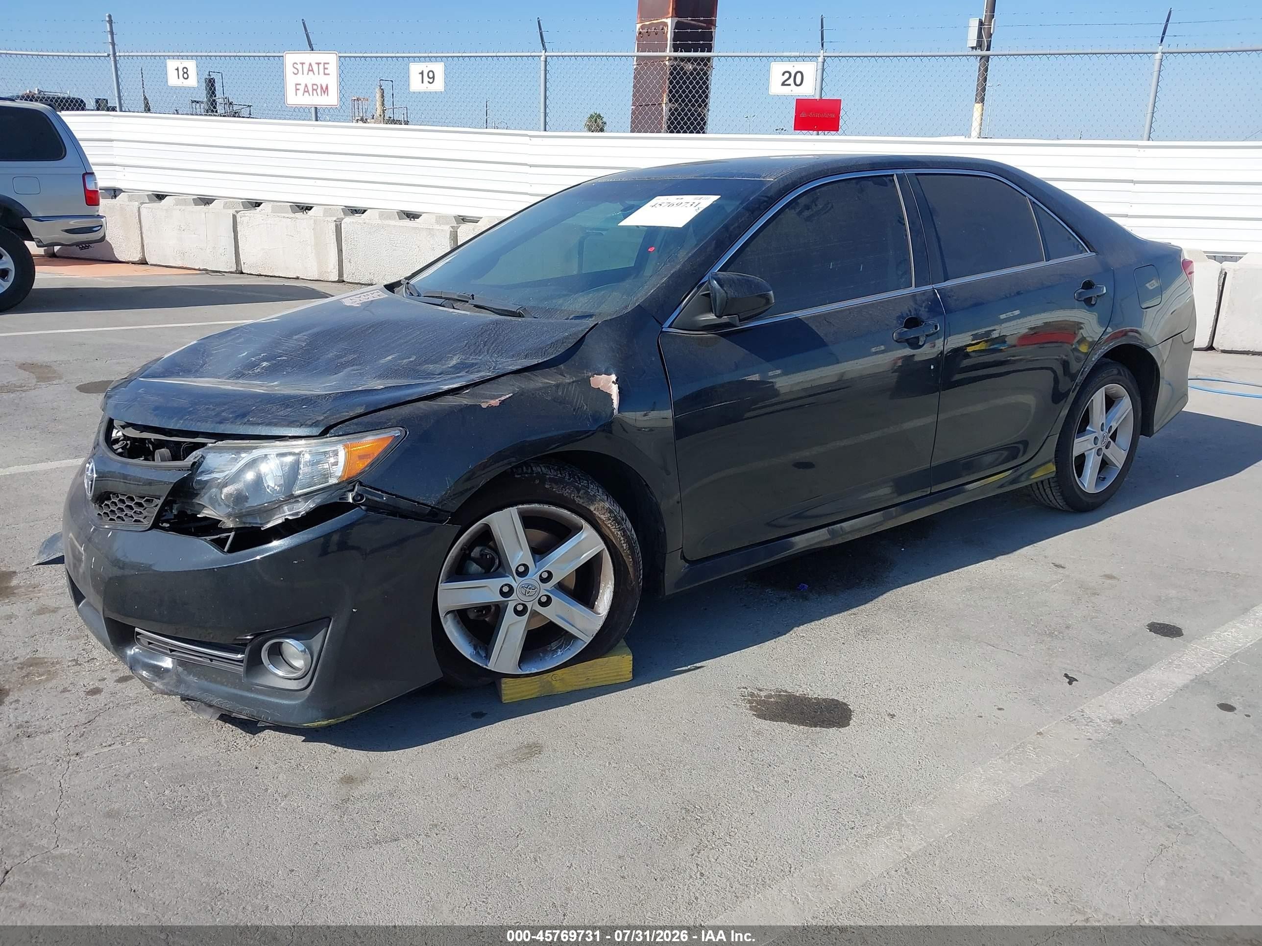 2013 Toyota Camry Se Black vin: 4T1BF1FK7DU279947