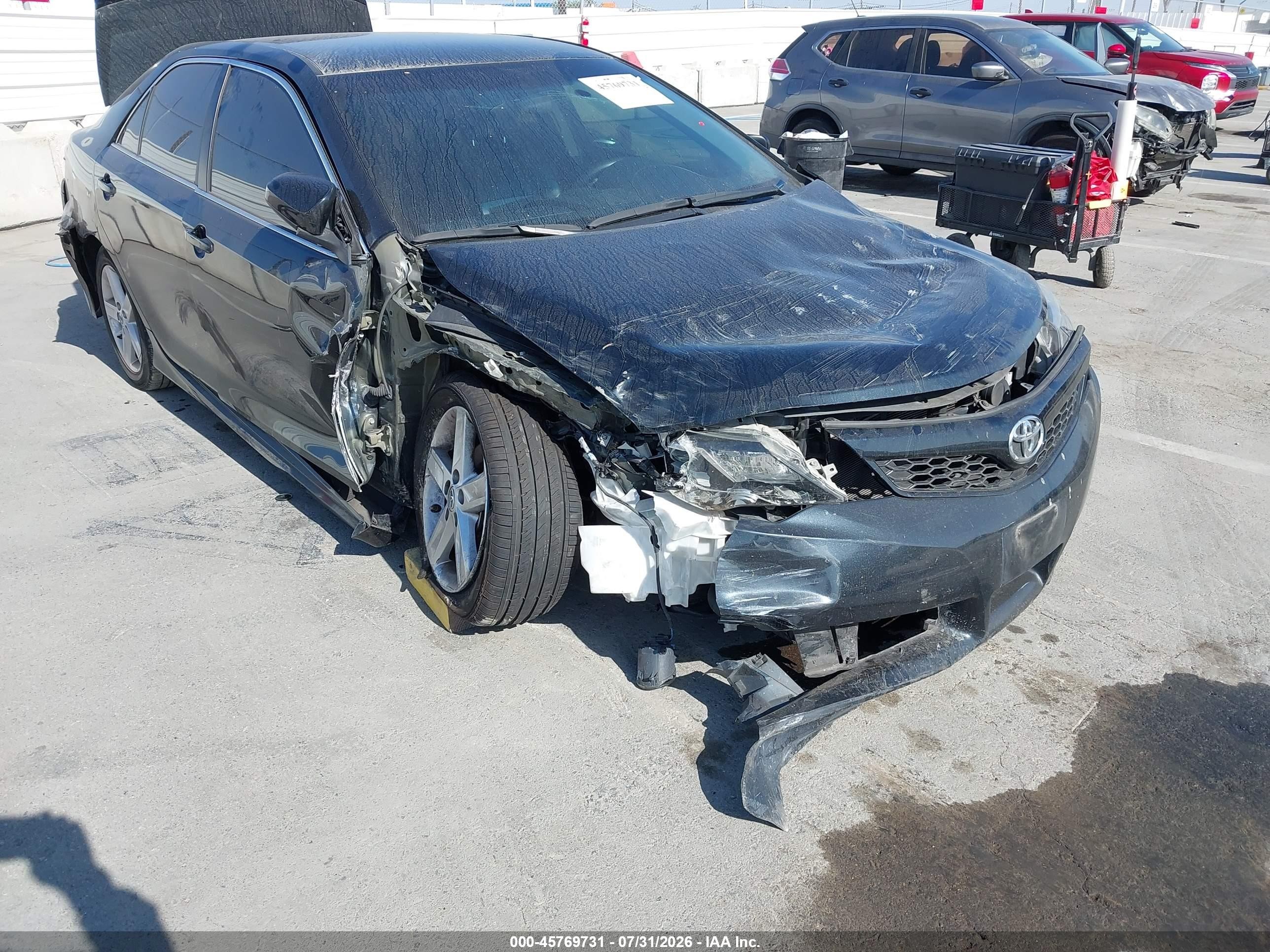 2013 Toyota Camry Se Black vin: 4T1BF1FK7DU279947