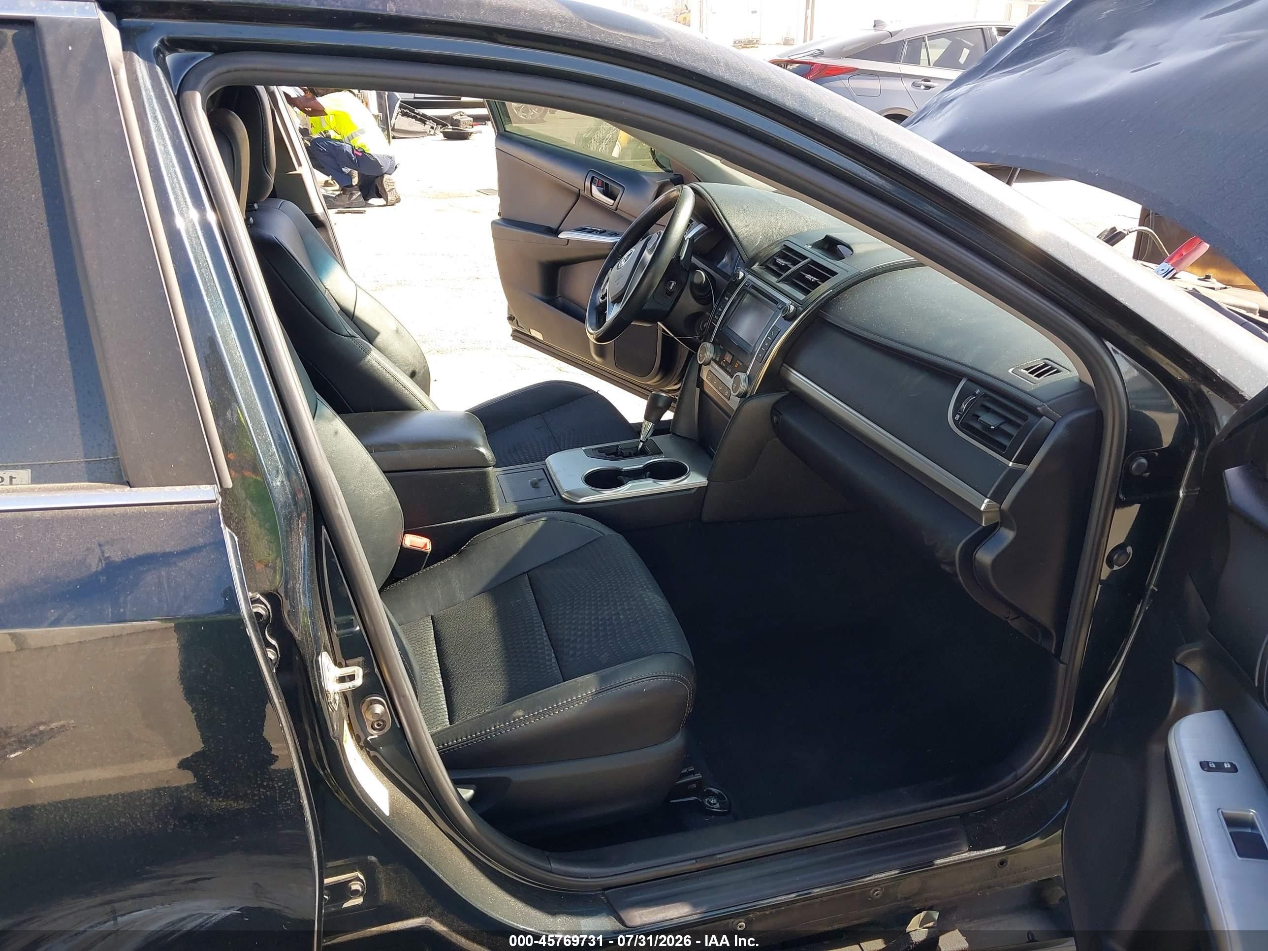 2013 Toyota Camry Se Black vin: 4T1BF1FK7DU279947