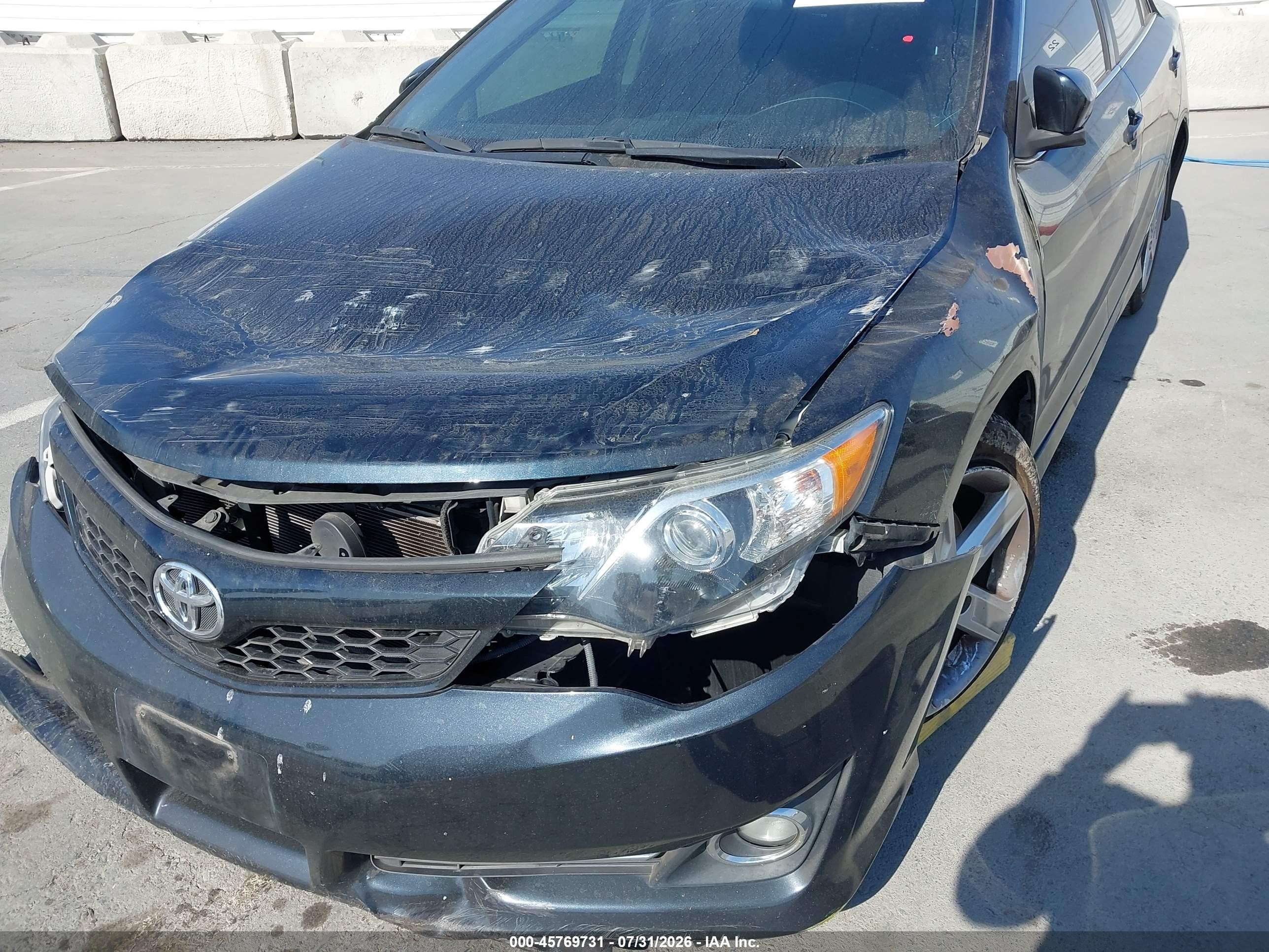2013 Toyota Camry Se Black vin: 4T1BF1FK7DU279947