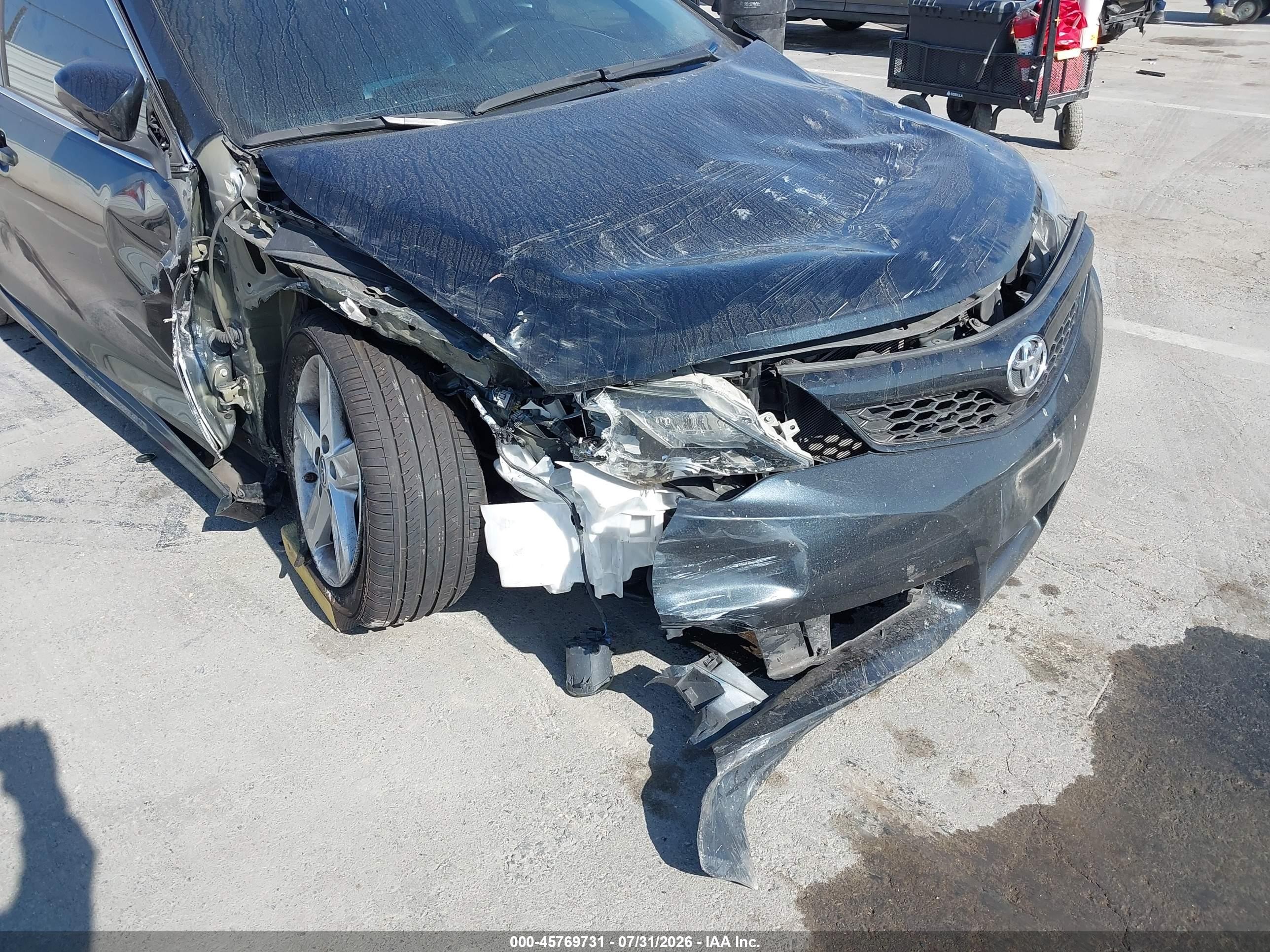 2013 Toyota Camry Se Black vin: 4T1BF1FK7DU279947
