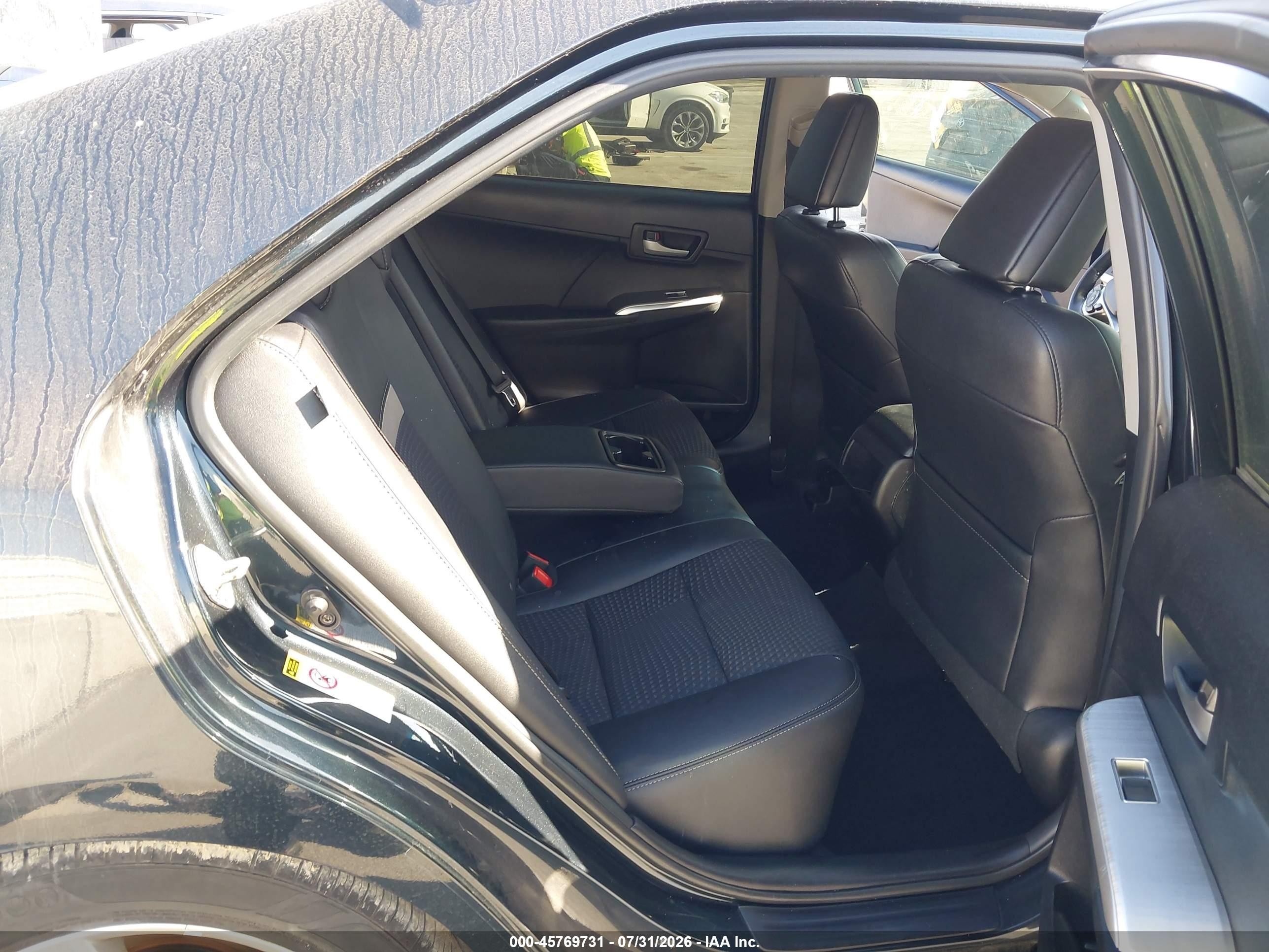 2013 Toyota Camry Se Black vin: 4T1BF1FK7DU279947