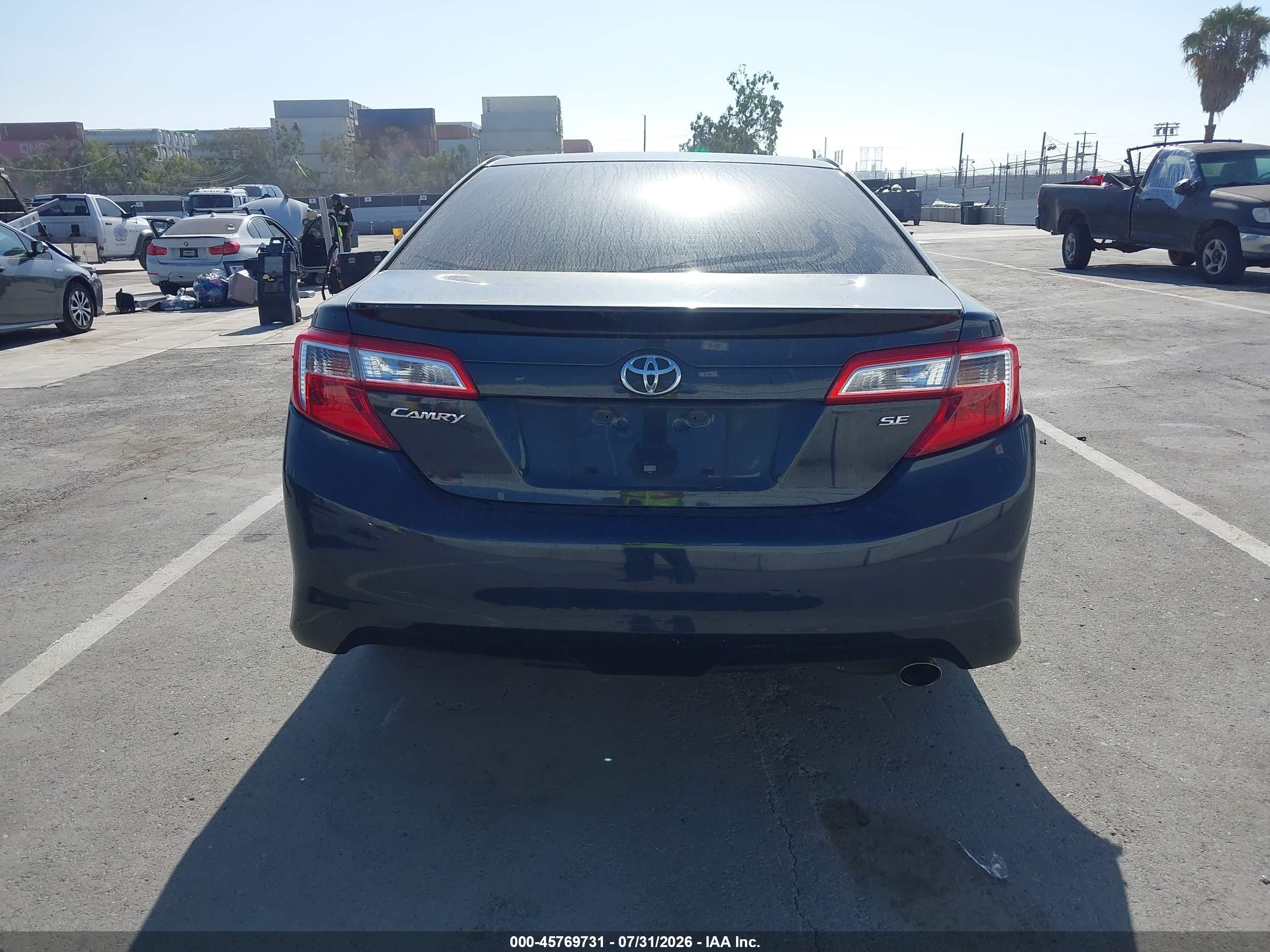 2013 Toyota Camry Se Black vin: 4T1BF1FK7DU279947
