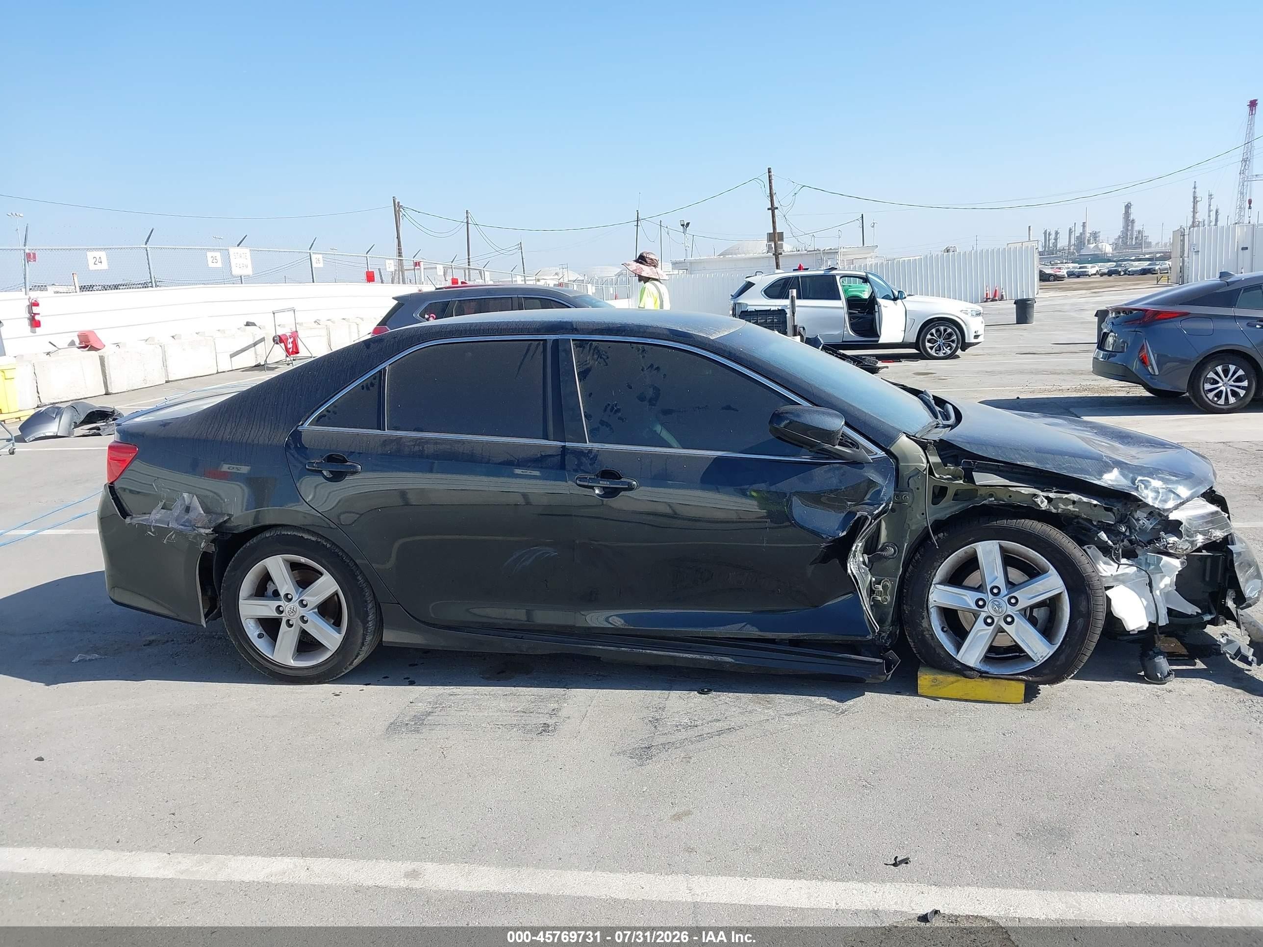 2013 Toyota Camry Se Black vin: 4T1BF1FK7DU279947