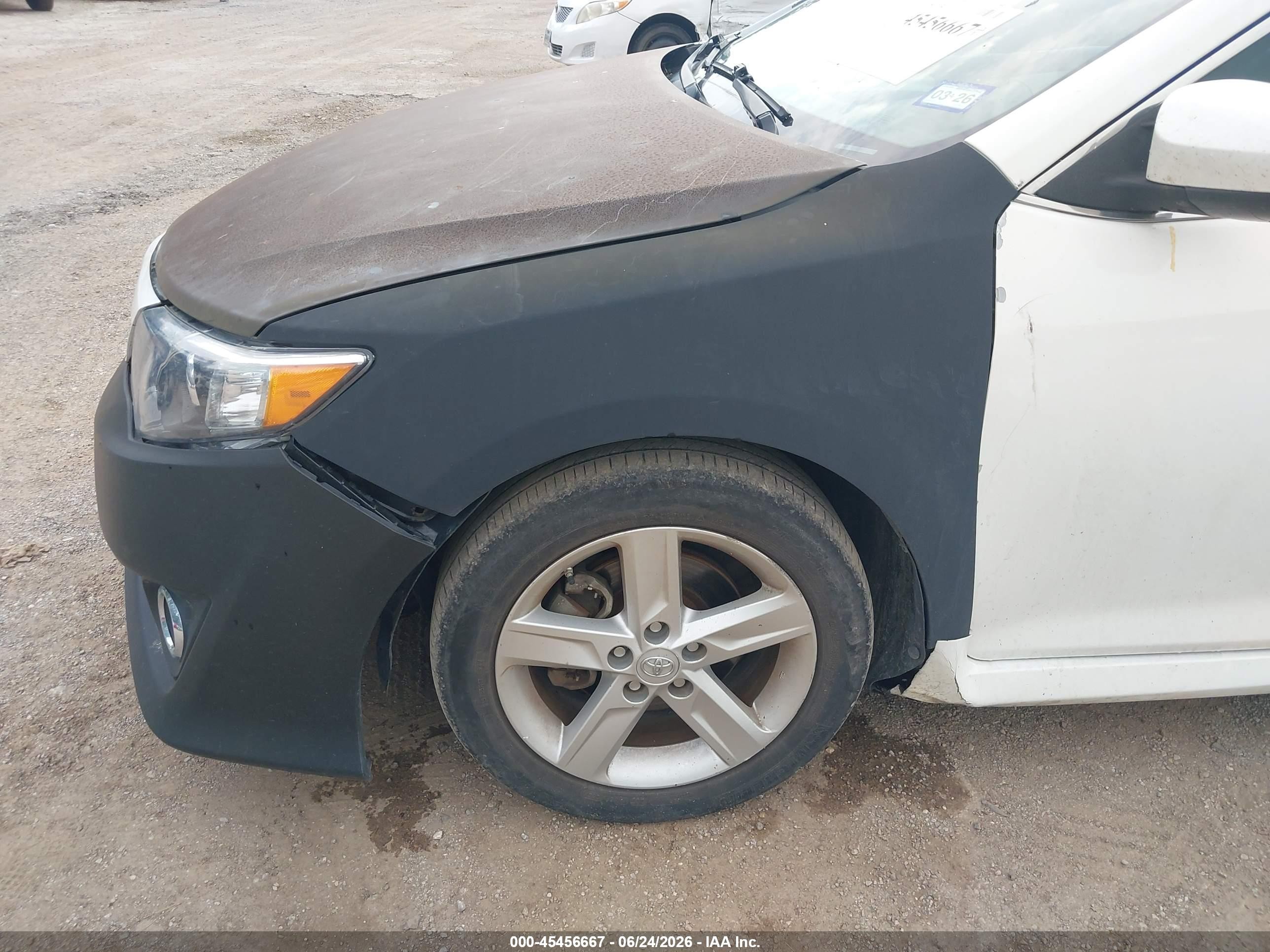 2013 Toyota Camry Se White vin: 4T1BF1FK7DU284341